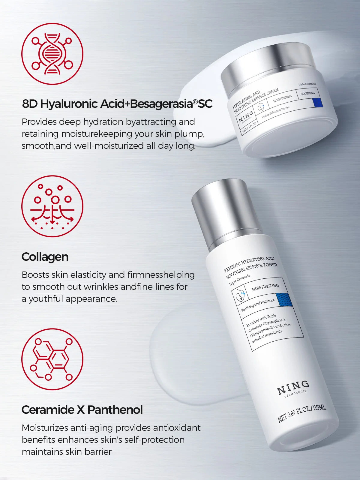 Tembusu 8-Step Korean Skincare Set – Cleanser, Serum & Clay Mask