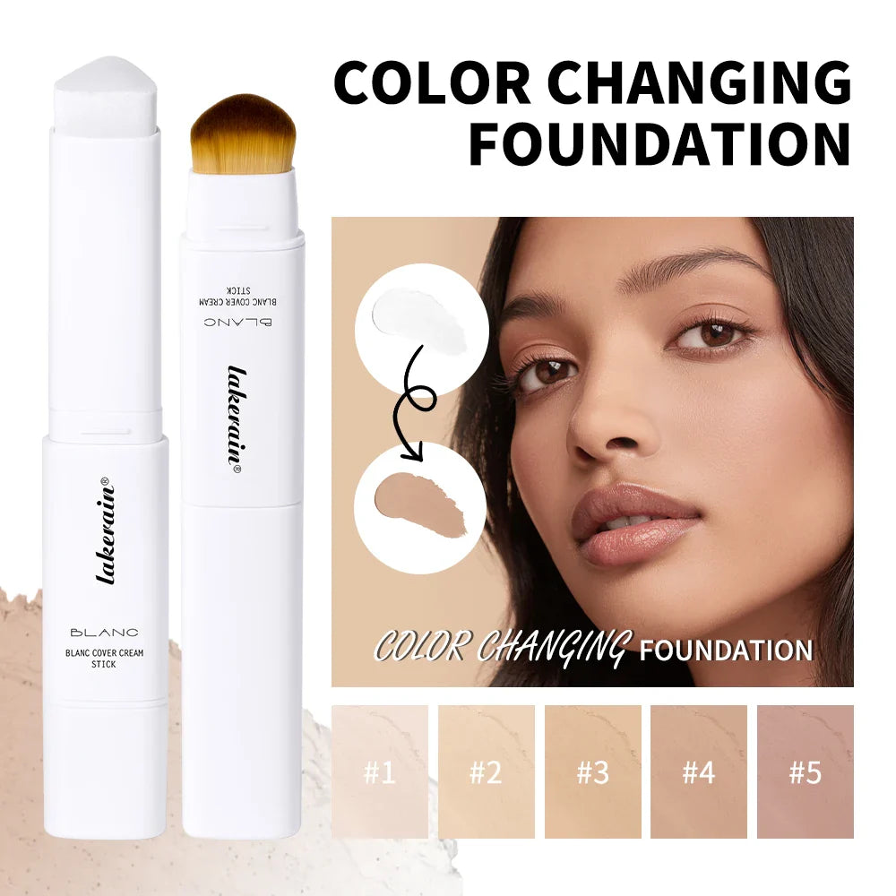 Lakerain Color-Adapting Foundation Stick | Full Coverage Matte