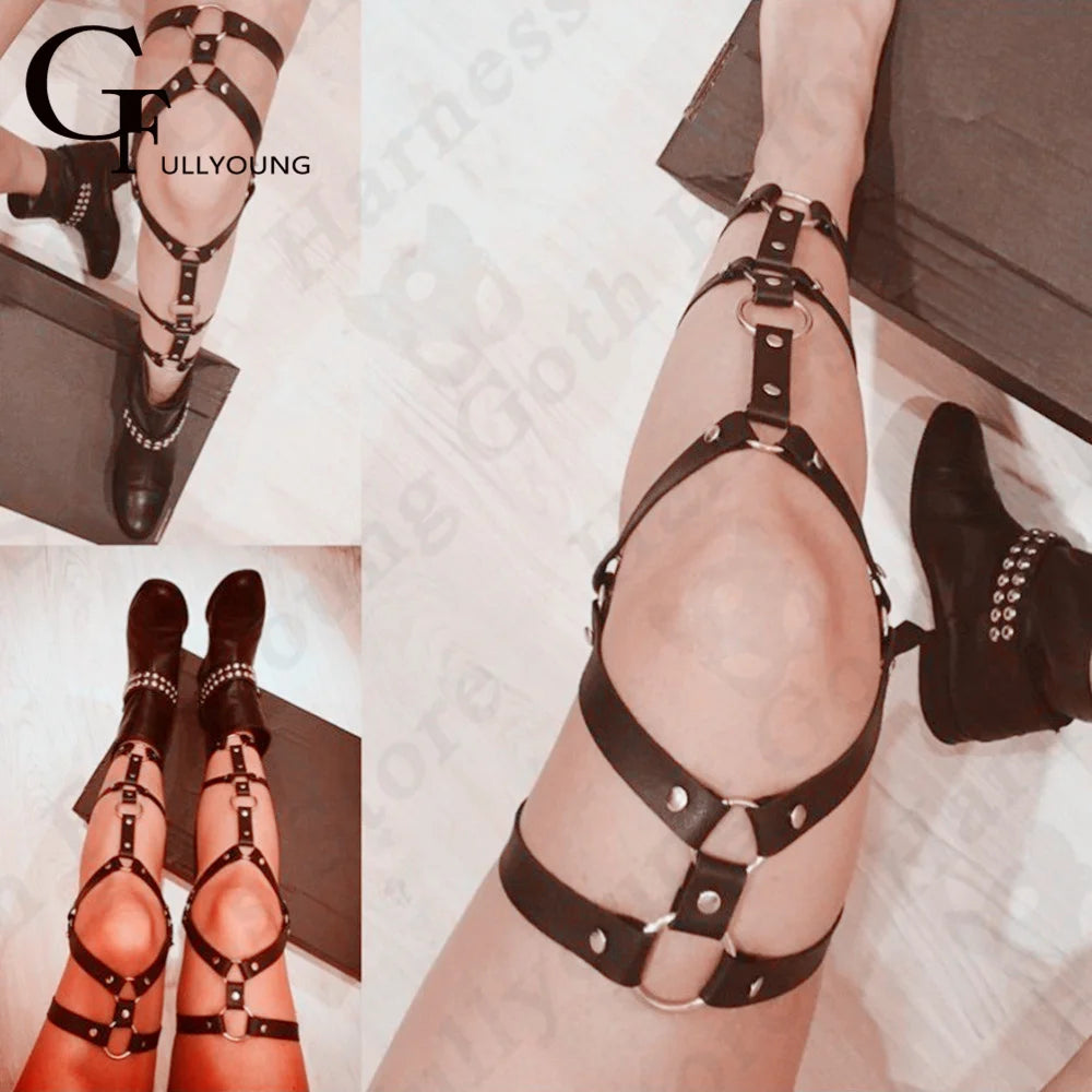 Leg Belt Sexy Lingerie Gothic Clothes Punk Garter Bandage Body