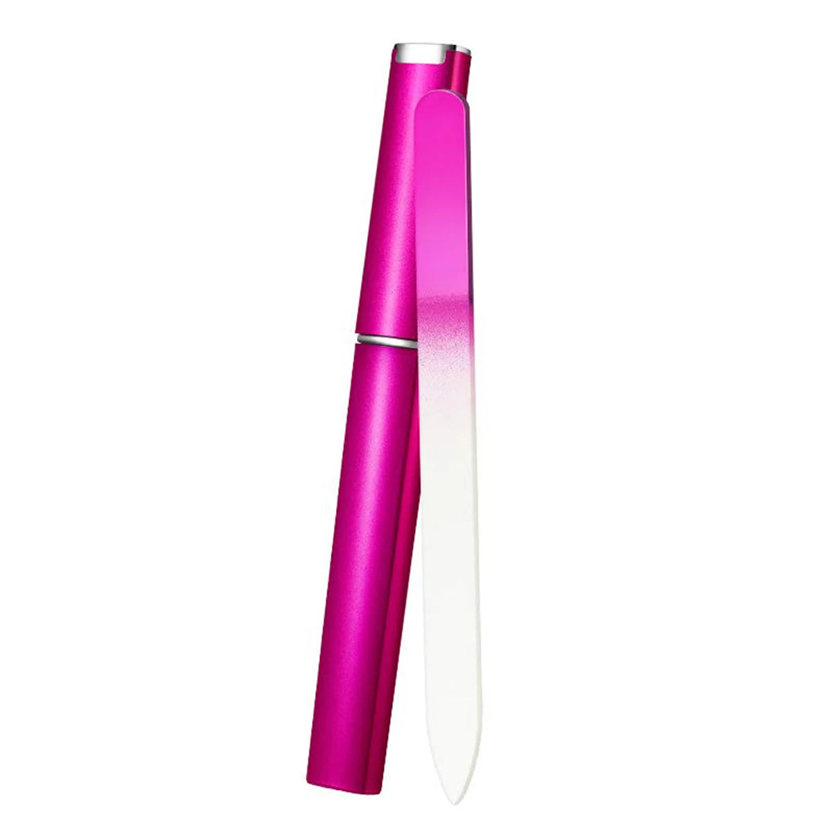 12 Color Crystal Glass Nail File Frosted Polished Nail Tools Sandblasted Glass Nail File Portable Home Tourism Peaceful Pleasures Health and Wellness Rose