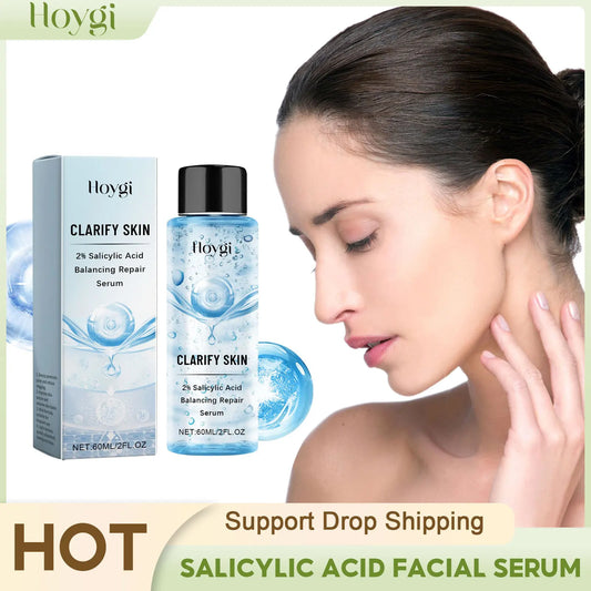 Salicylic Acid Facial Serum Gentle Shrink Pore Blackhead Removal Hydrating Oil Control Moisturize Water Light Beauty Face Serum Peaceful Pleasures Health and Wellness