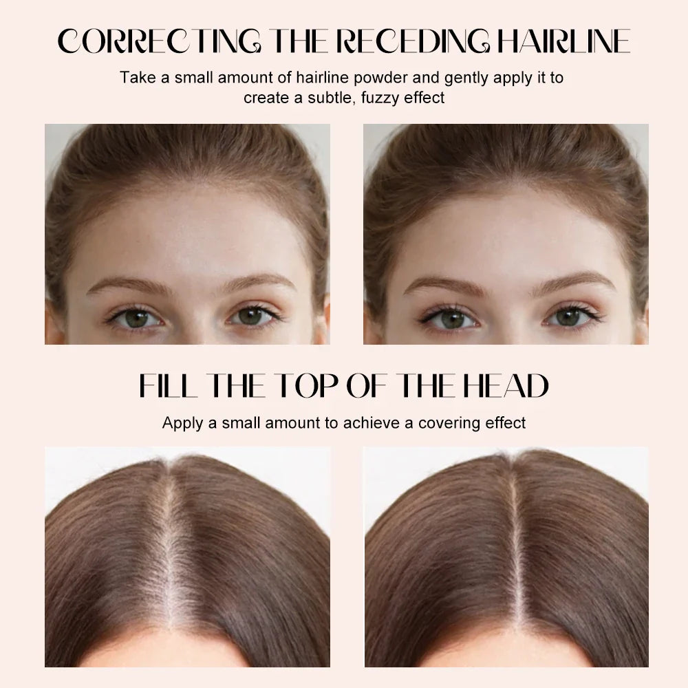 YTRUNS Hairline Powder Medium Brown | Root Touch-Up Shadow 4g