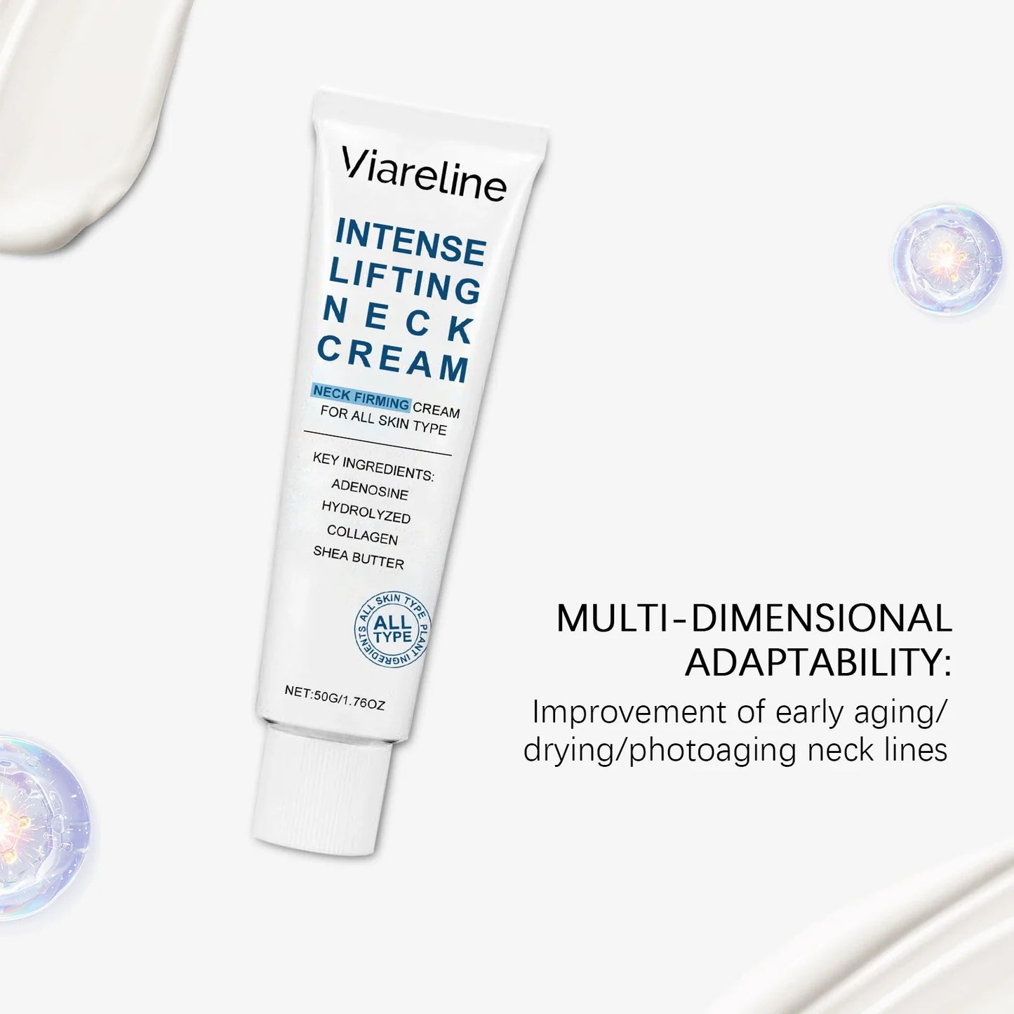 Viareline Neck Firming Cream – Lifting, Tightening & Collagen