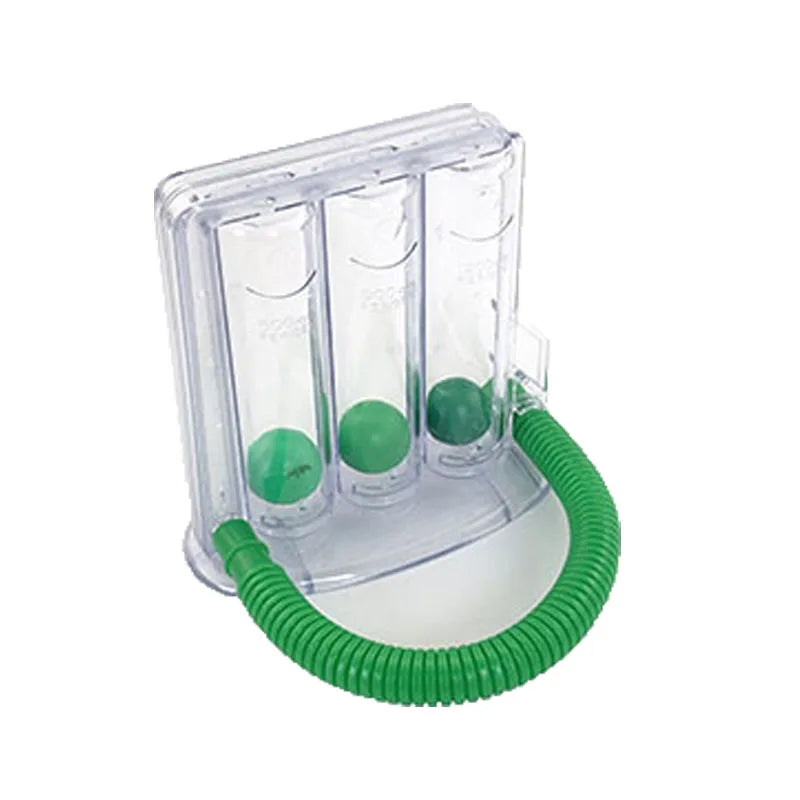 3-Ball Breathing Exerciser | Lung Trainer & Spirometer