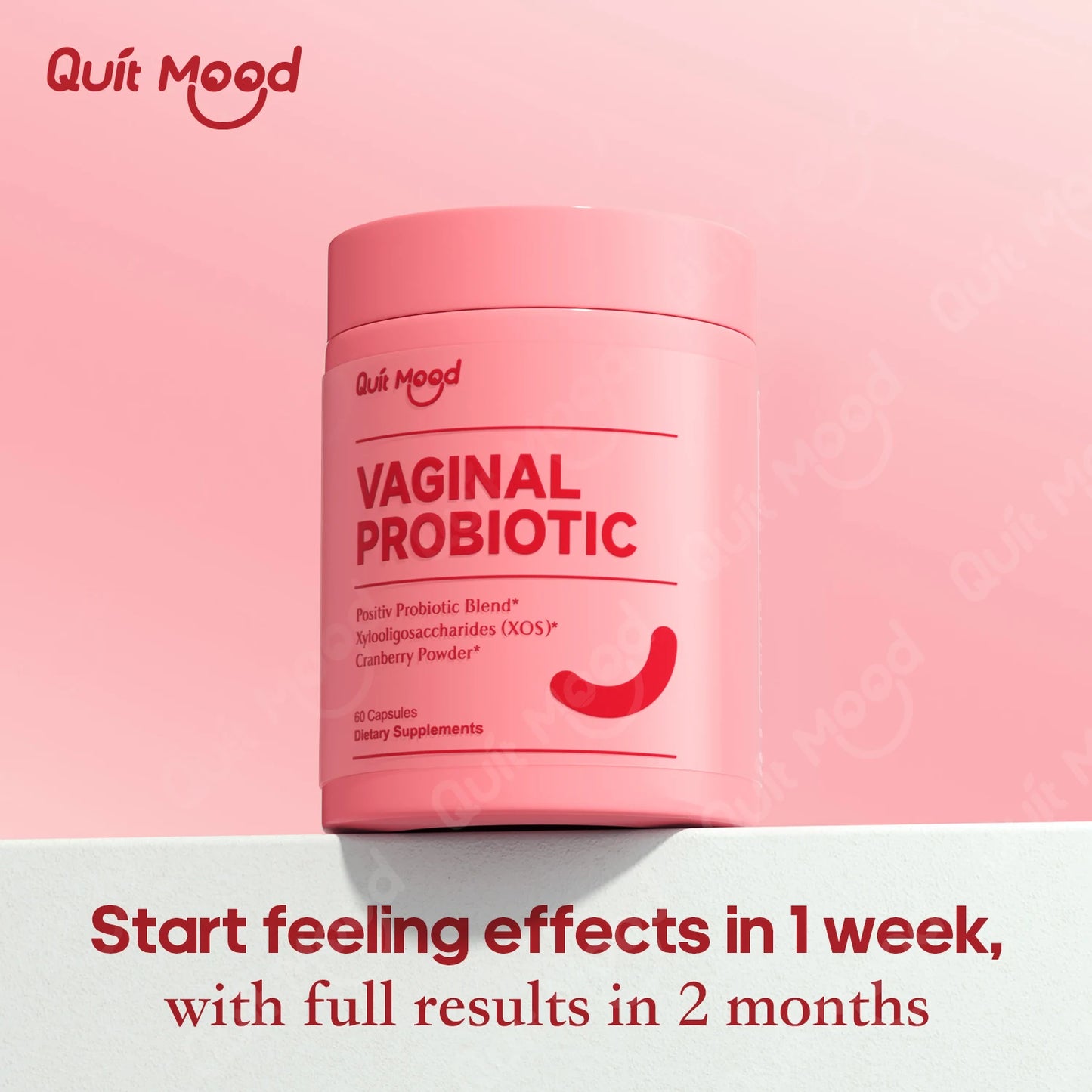 Quitmood Women’s Probiotic + Prebiotic with Cranberry Peaceful Pleasures Health and Wellness