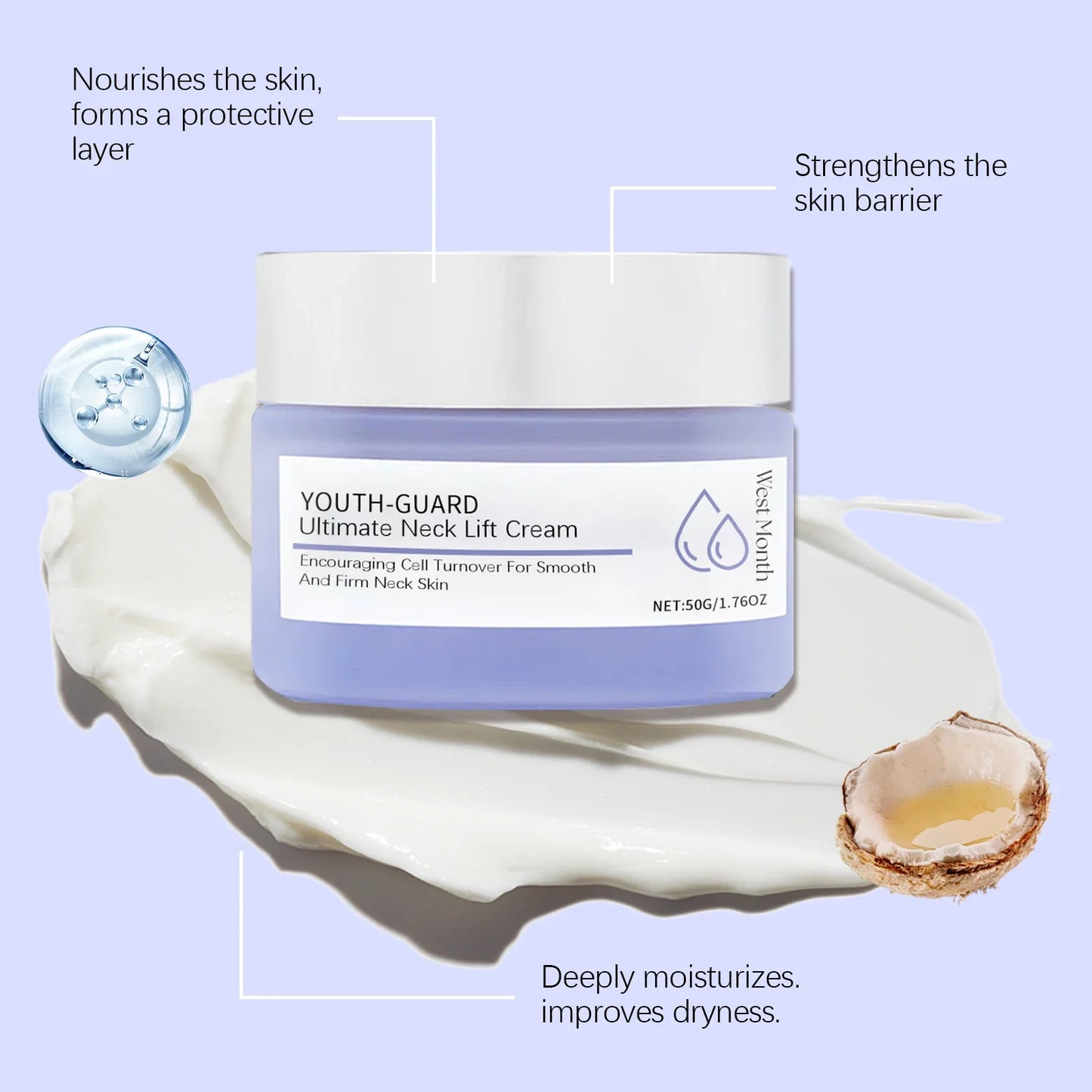 Neck Firming Cream – Lifting, Tightening & Anti-Aging 50g