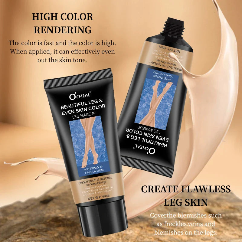 O'CHEAL Leg Cream – Squalane & Hyaluronic Acid Foundation