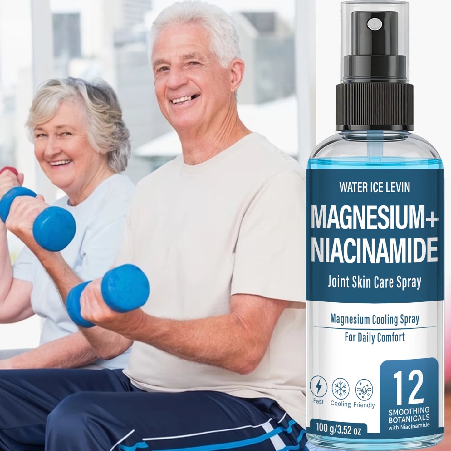 Magnesium Cooling Body Spray | Niacinamide & Bee Venom, 30g