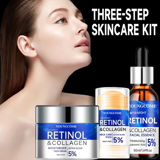 YOUNGCOME Retinol Facial Serum Set – Firming & Anti-Aging Retinol Serum Set Oasis Select