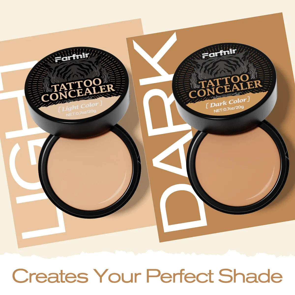 Waterproof Tattoo Concealer Cream | All Skin Types | 20g