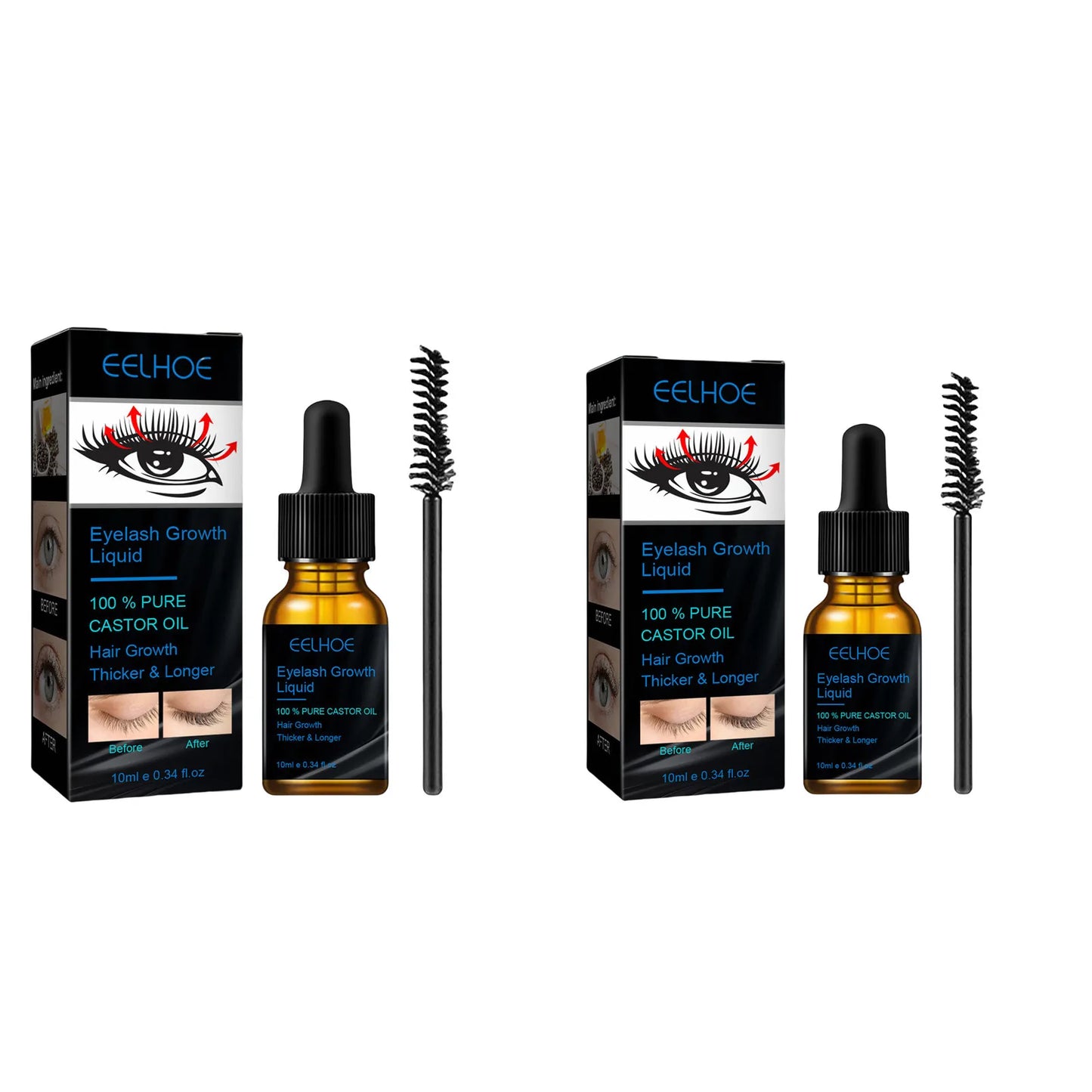 Castor Oil Eyelash Growth Serum – Thicker Lashes | Eelhoe