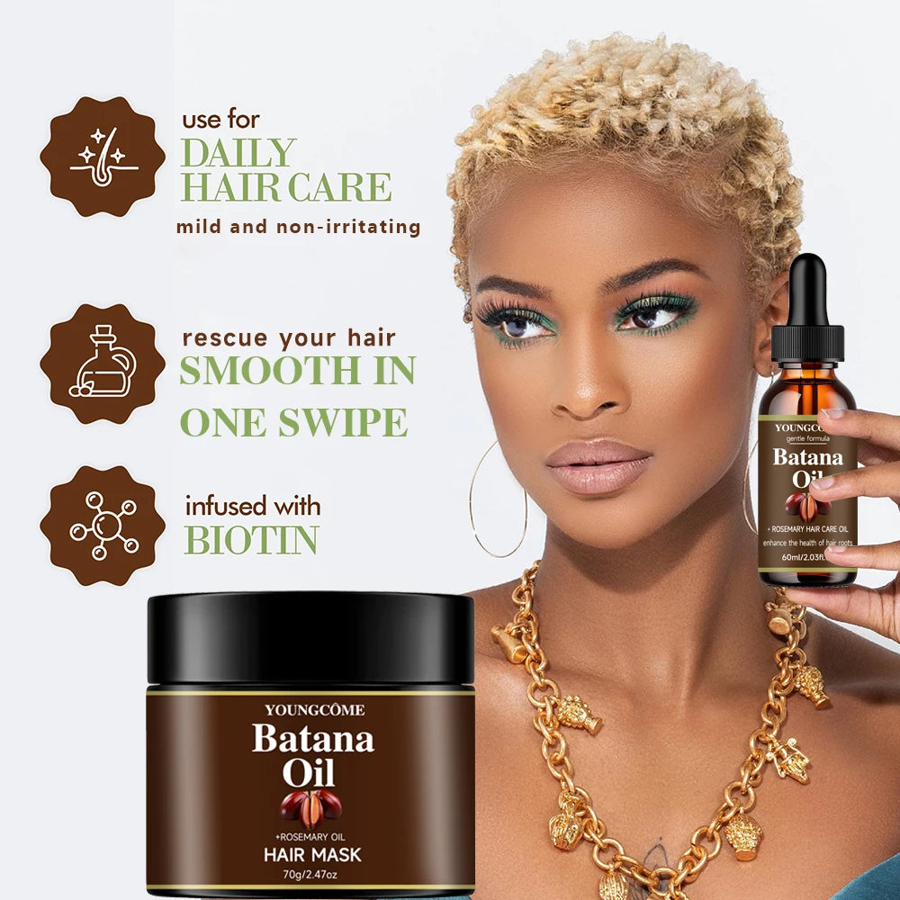 Natural 100% Pure Batana Oil For Hair Growth Batana Oil Butter Hair Mask Serum Smoothing Scalp Treatment Hair Care 2025 new Peaceful Pleasures Health and Wellness
