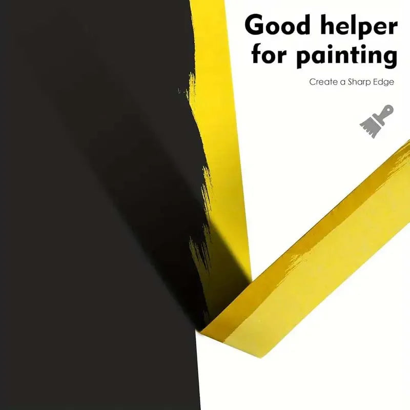 13mm Yellow Masking Tape 2-Pack – Car Paint & Craft Use