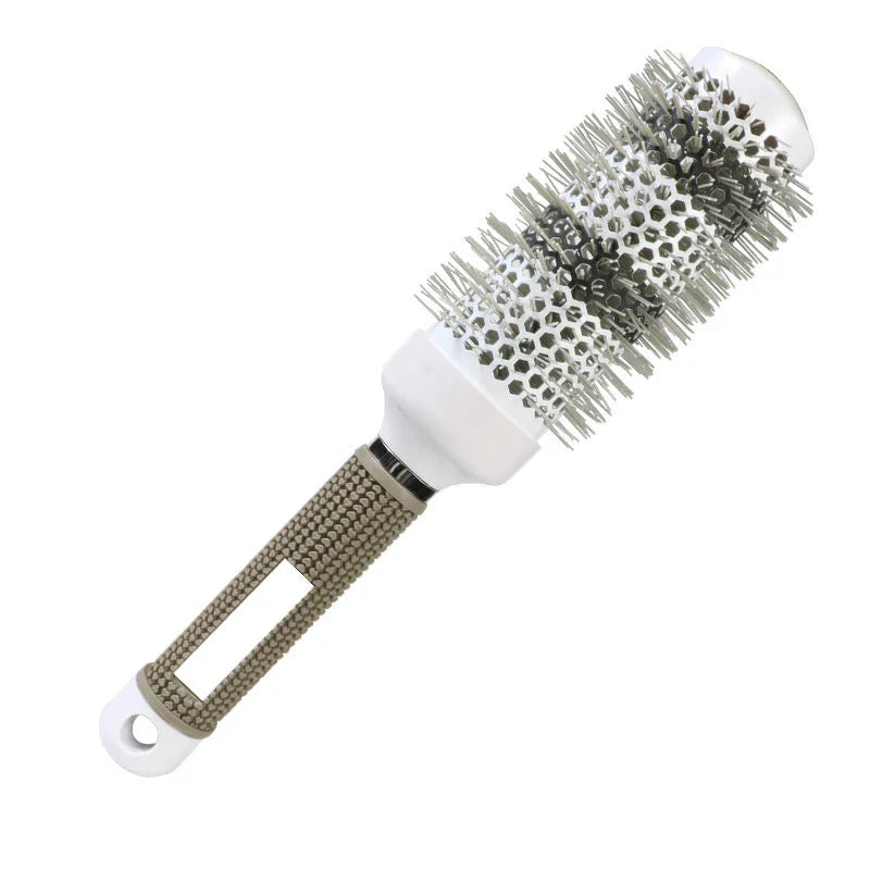 Thermal Round Barrel Hair Brush – Nylon Salon Styling Comb
