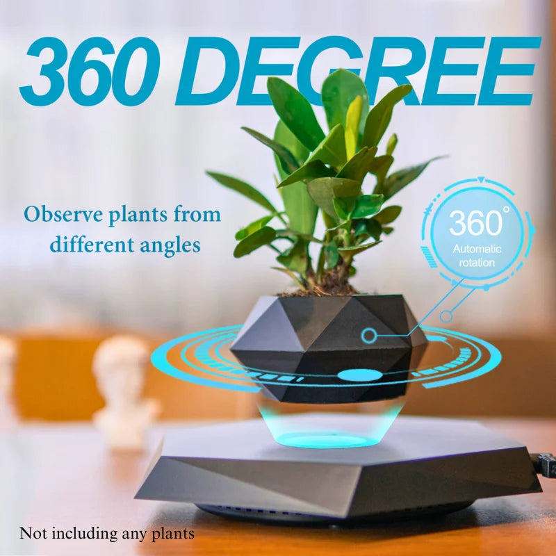 Magnetic Levitating Plant Pot | Floating Planter Home & Office