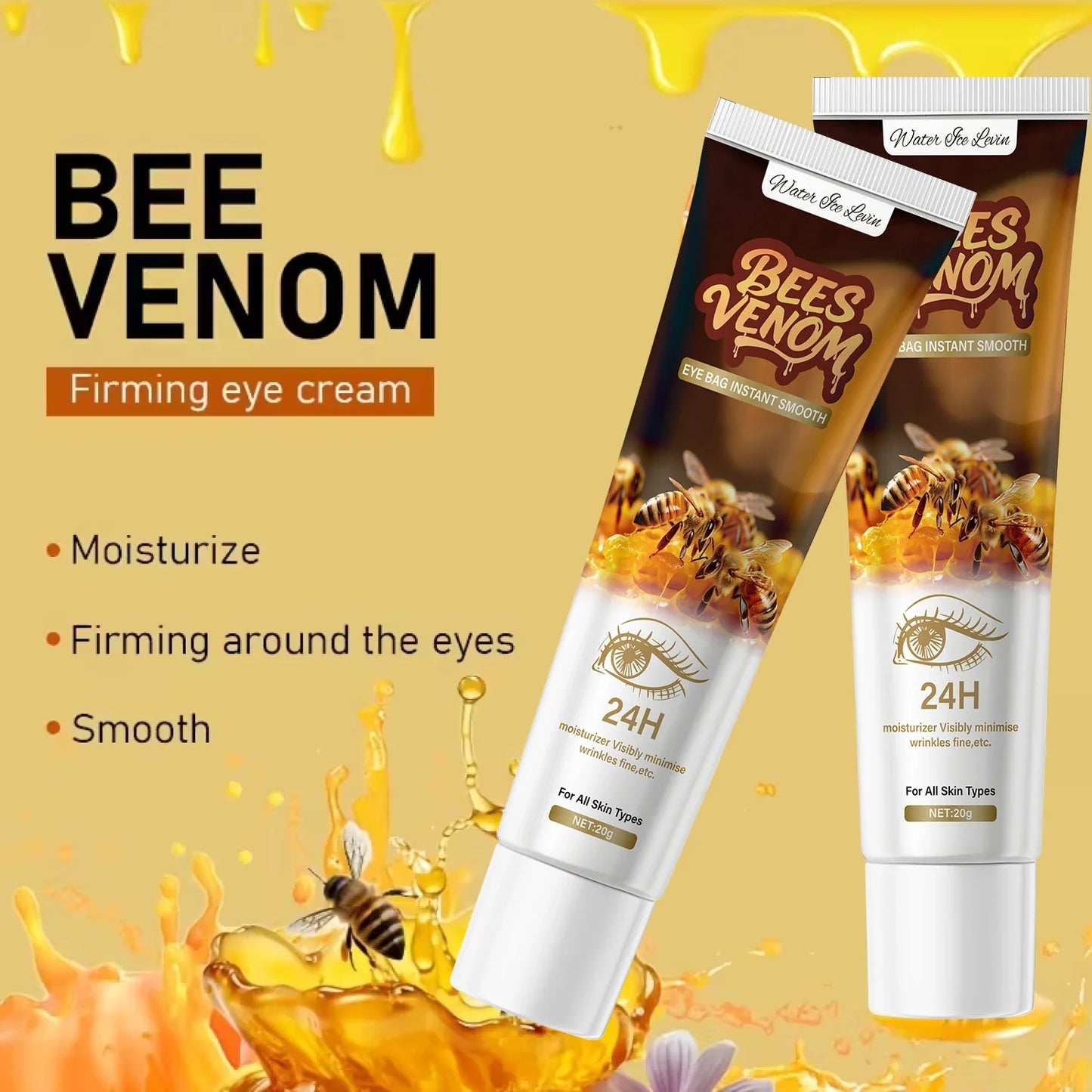 Bee Venom Eye Cream – Bags, Dark Circles & Firming