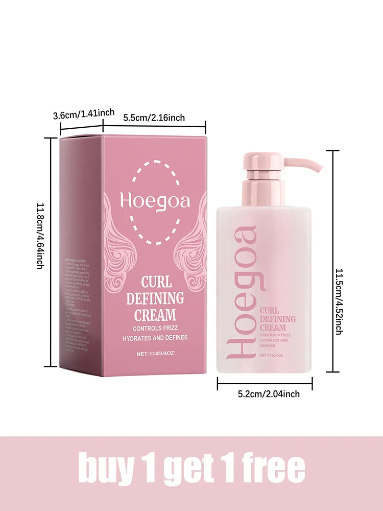 HOEGOA Curl Defining Cream | Shea Butter & Coconut Oil 140g