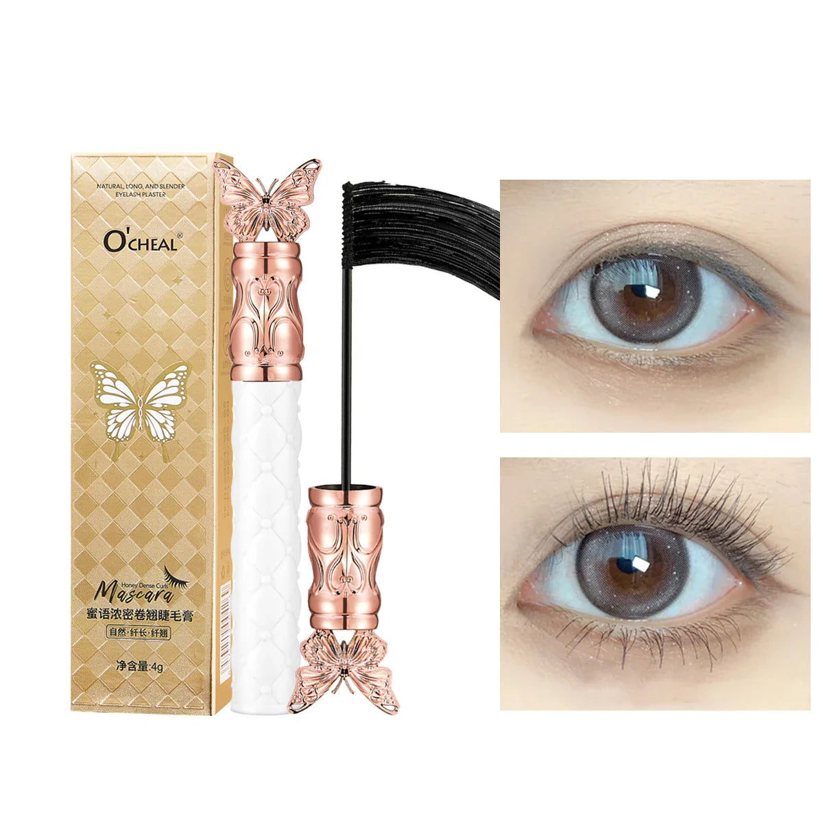 O'Cheal Black Mascara – Waterproof, Volumizing & Lengthening