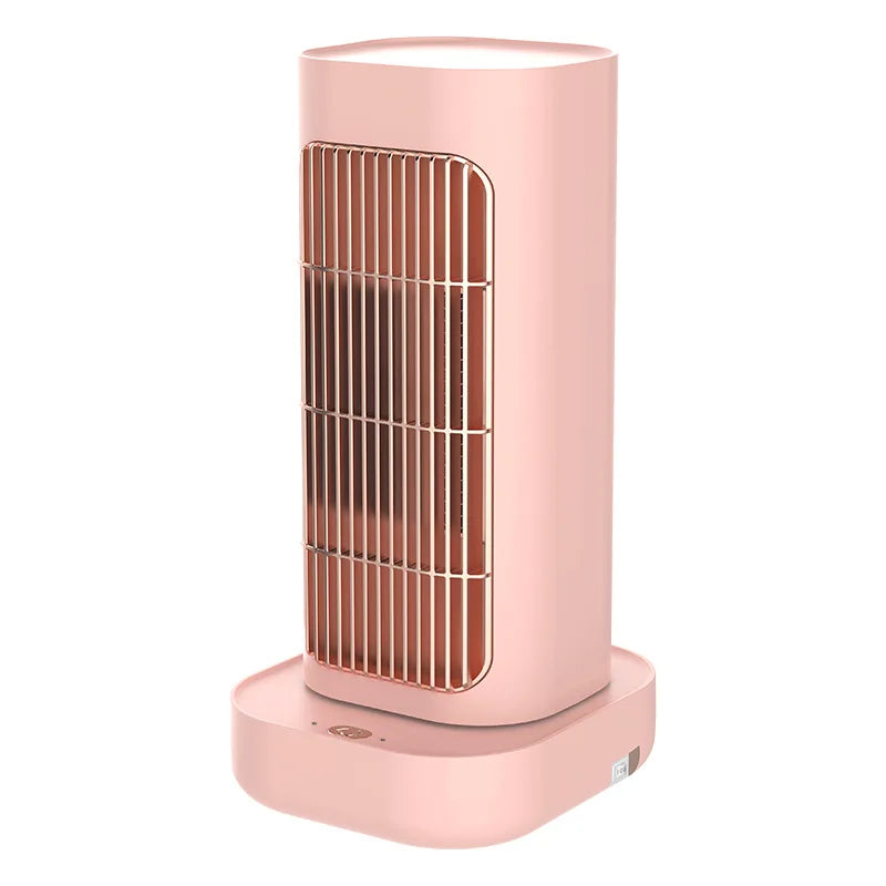 HOMEFISH Small Desktop Space Heater – Quiet & Fast Warming