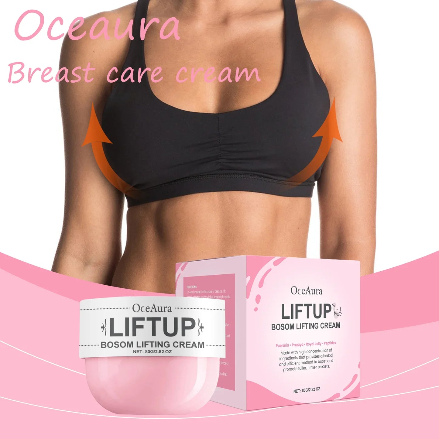 OceAura Firming Breast Cream – Nourishing Anti-Sagging 80g
