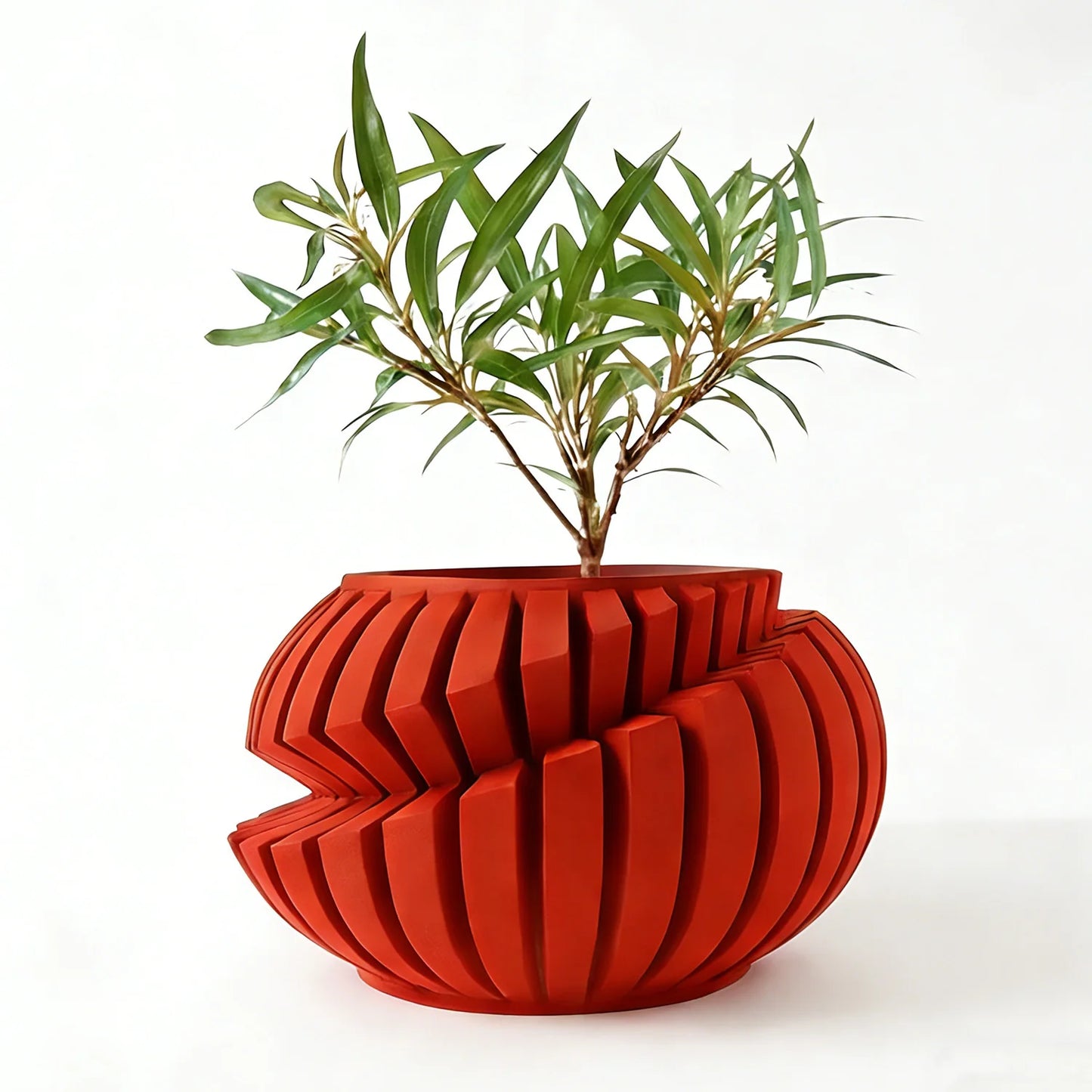 3D Printed Geometric Flower Pot | Eco-Friendly PLA Planter
