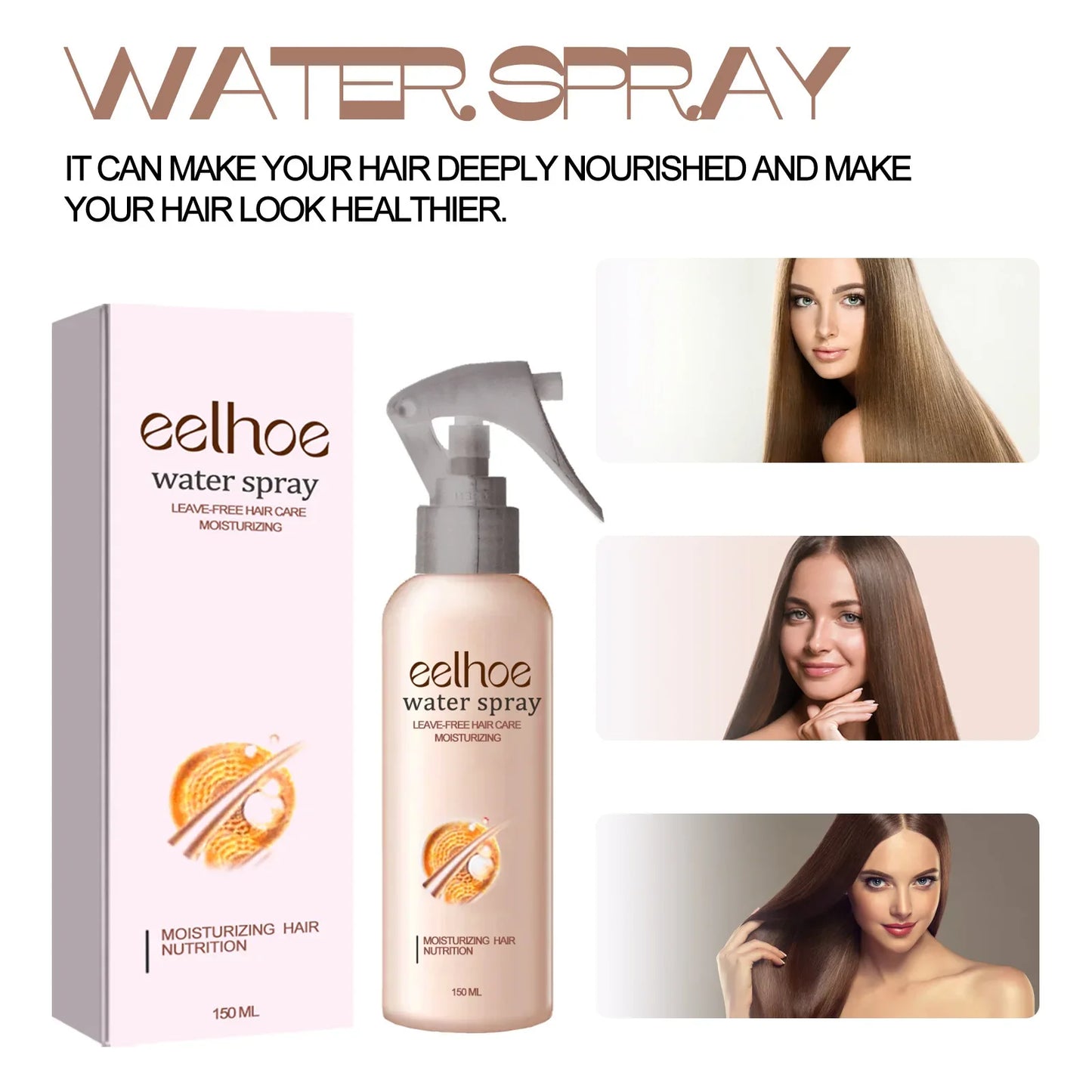 EELHOE Anti-Frizz Hair Repair Spray – Smoothing Serum 150ml