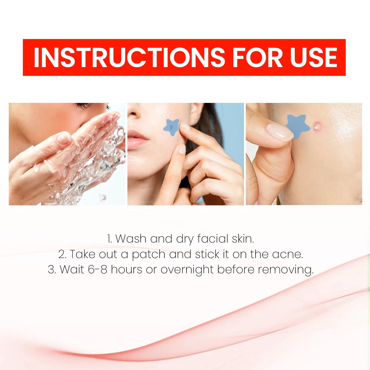 Jaysuing 200pc Pimple Patches – Waterproof Deep Clean Acne Patch