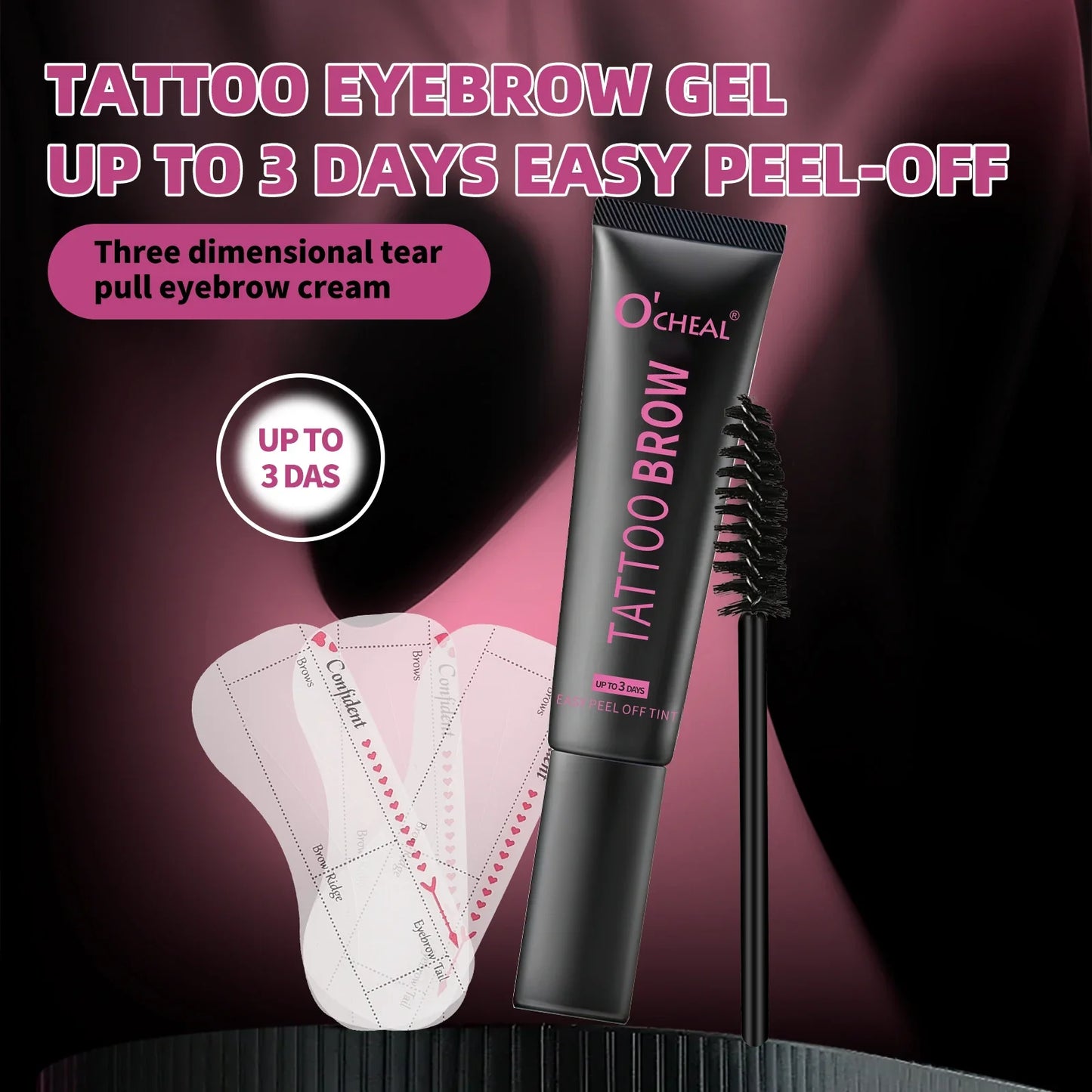 O'Cheal Eyebrow Tint Dye Gel – Waterproof Long-Lasting Cream