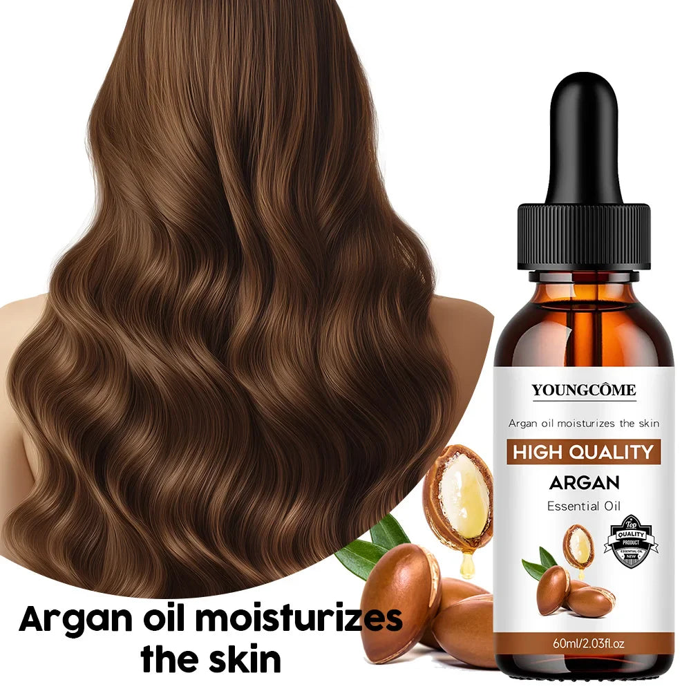 Moroccan Argan Oil Hair Serum – Frizz Control & Shine