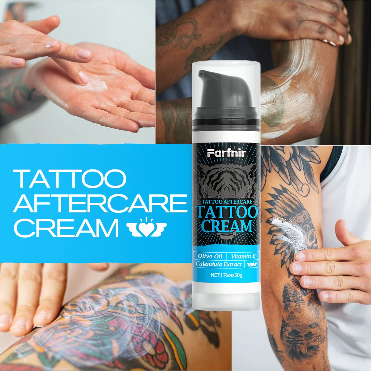 Post-Tattoo Care Cream – Moisturizing & Fast-Absorbing 50g