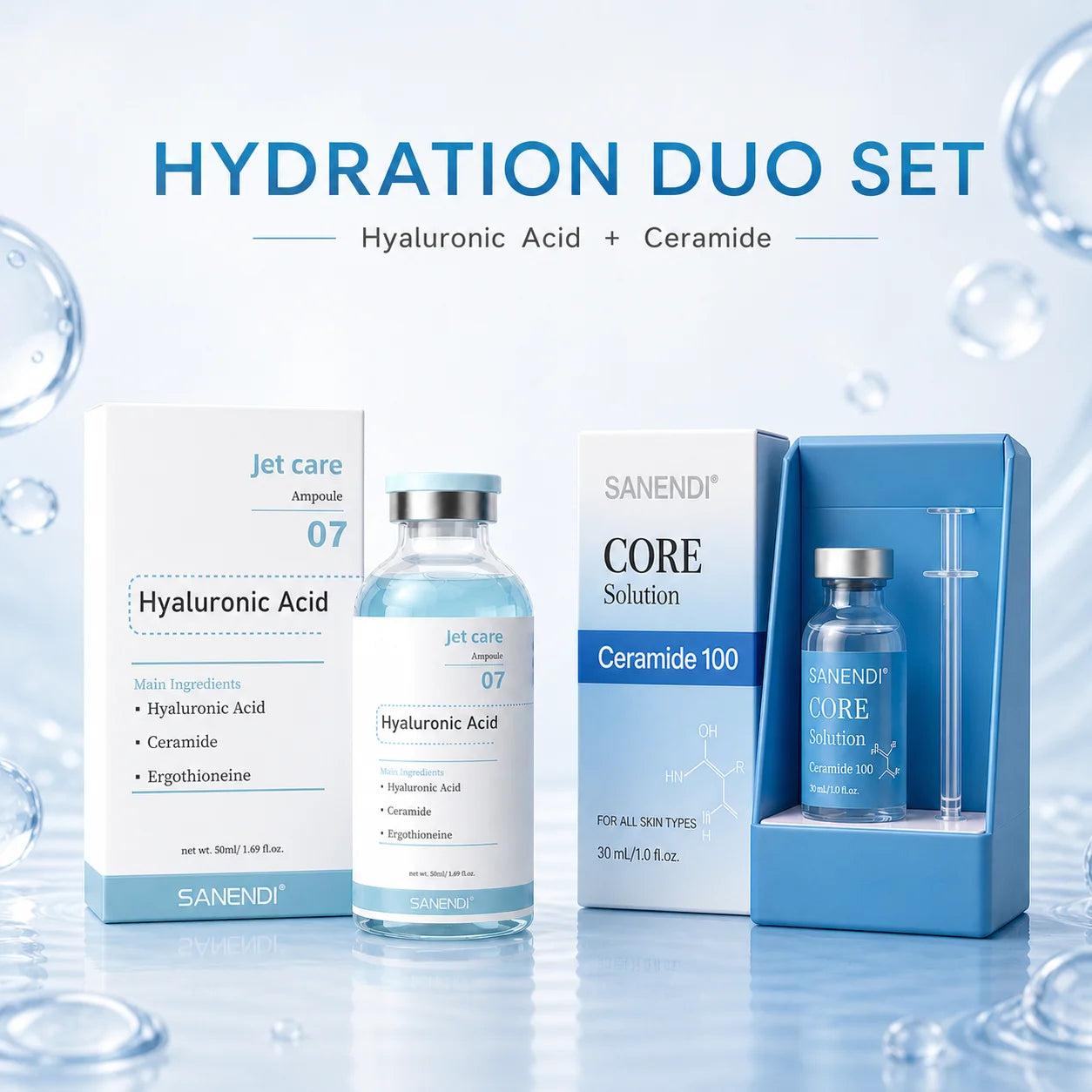 PDRN Hyaluronic Acid Serum | Salmon DNA Collagen Peptide GSH