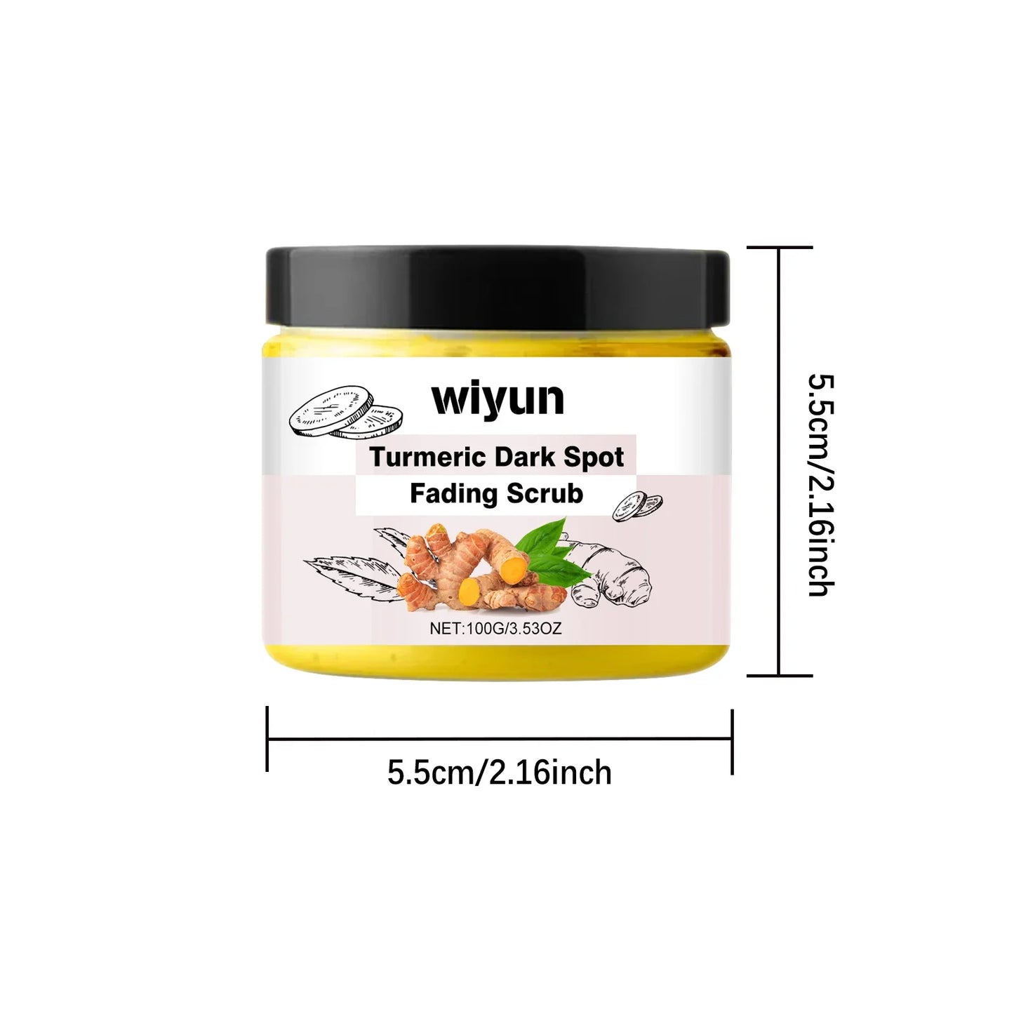 Turmeric Body Scrub Cream – Exfoliate, Brighten & Moisturize