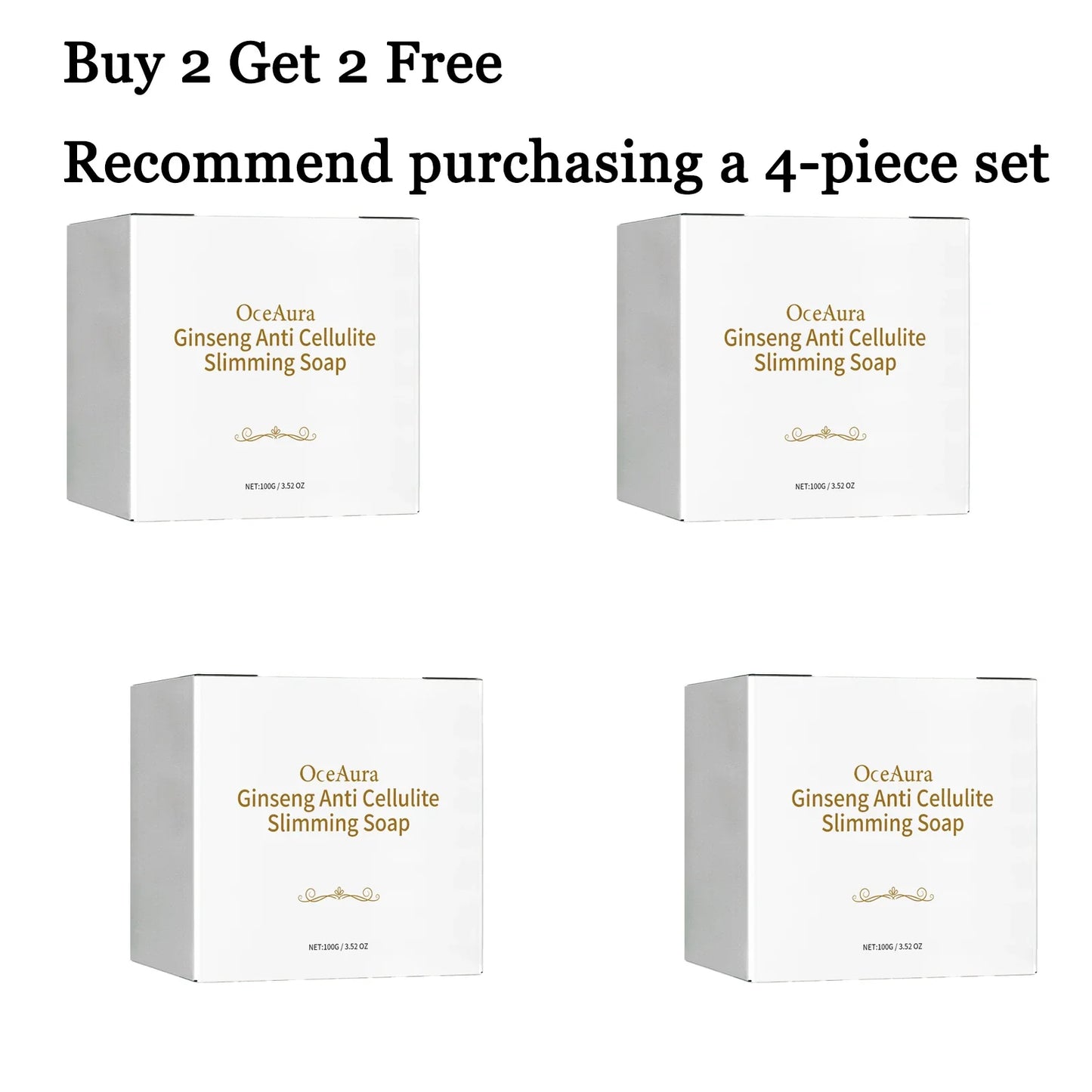 OceAura Ginseng Body Soap – Firming, Moisturizing & Slimming