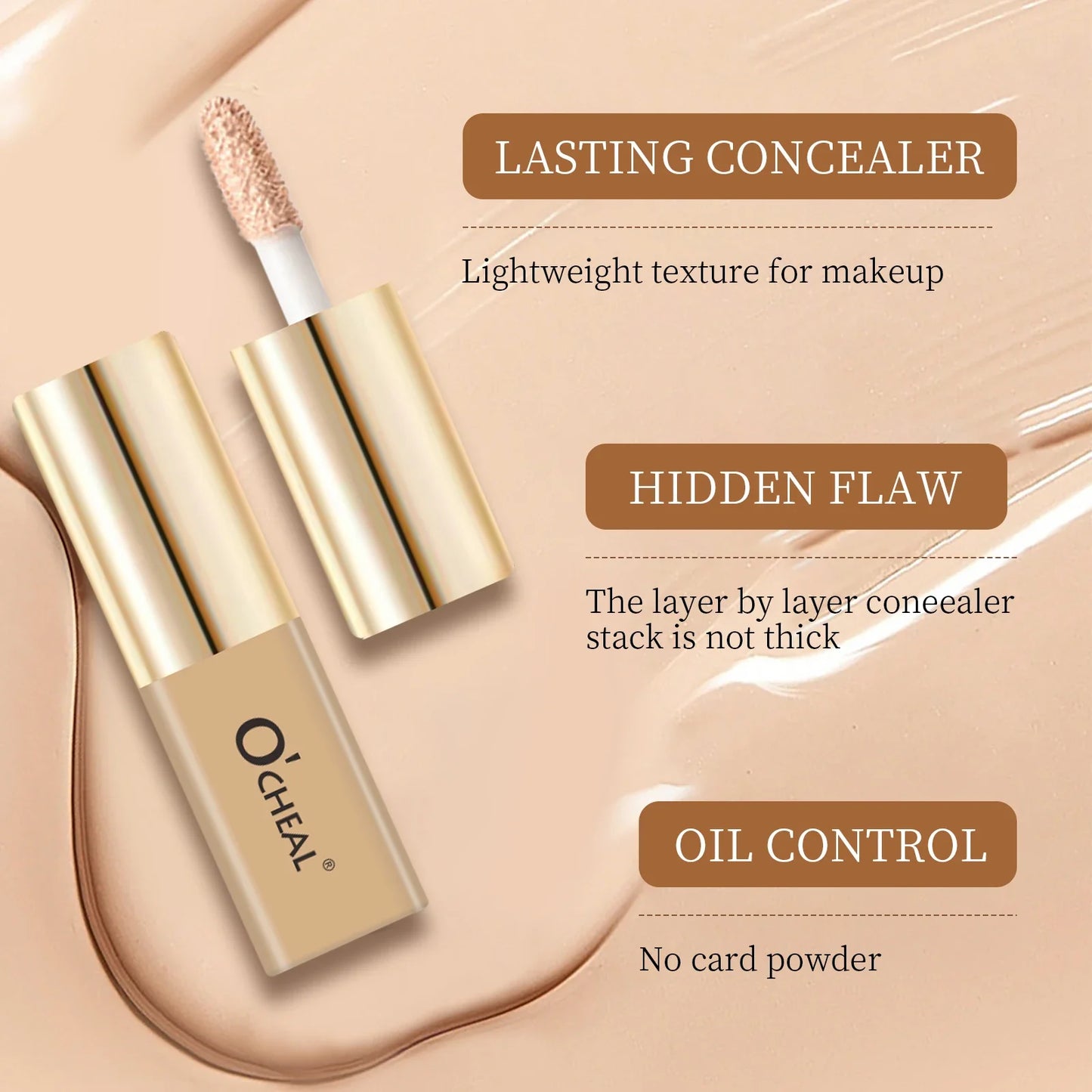 O'Cheal Matte Liquid Concealer – High Coverage & Waterproof