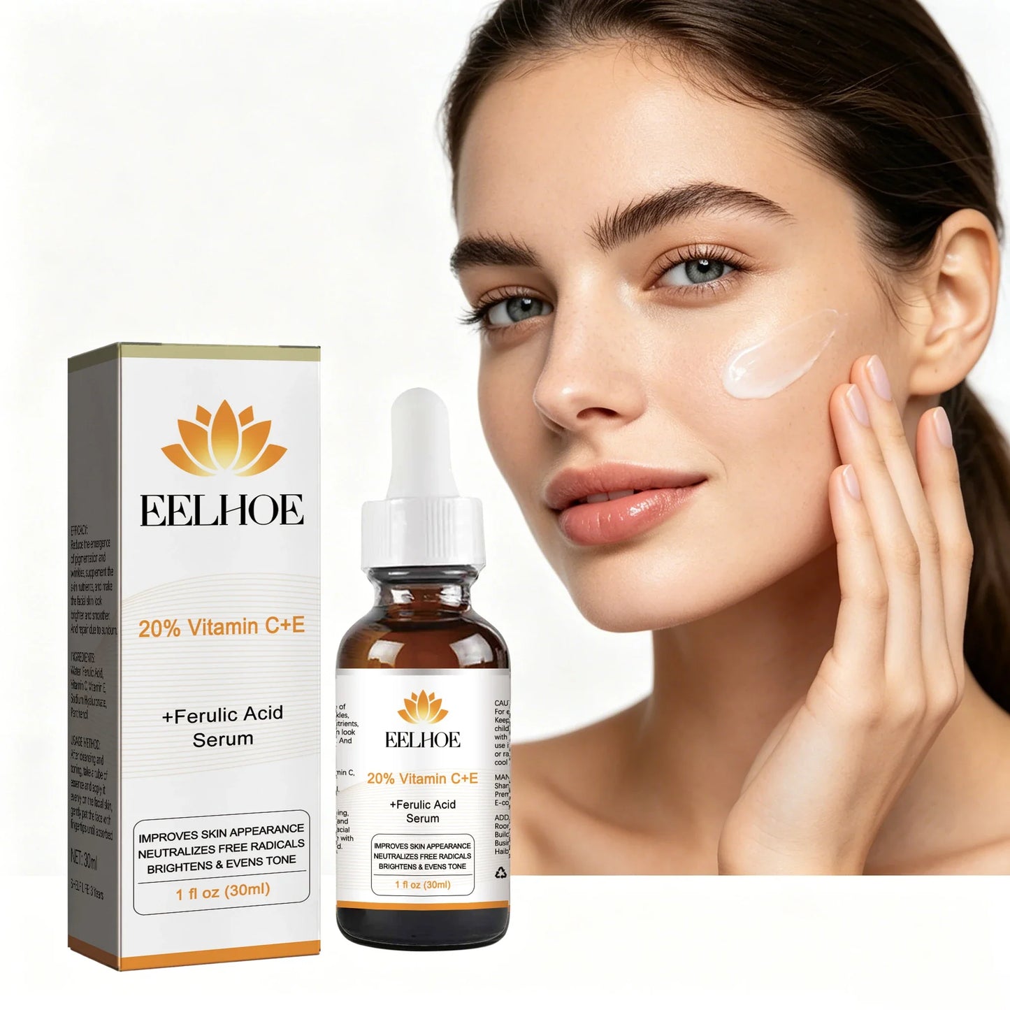 Vitamin C+E Face Serum 30ml – Glow, Moisture & Elasticity