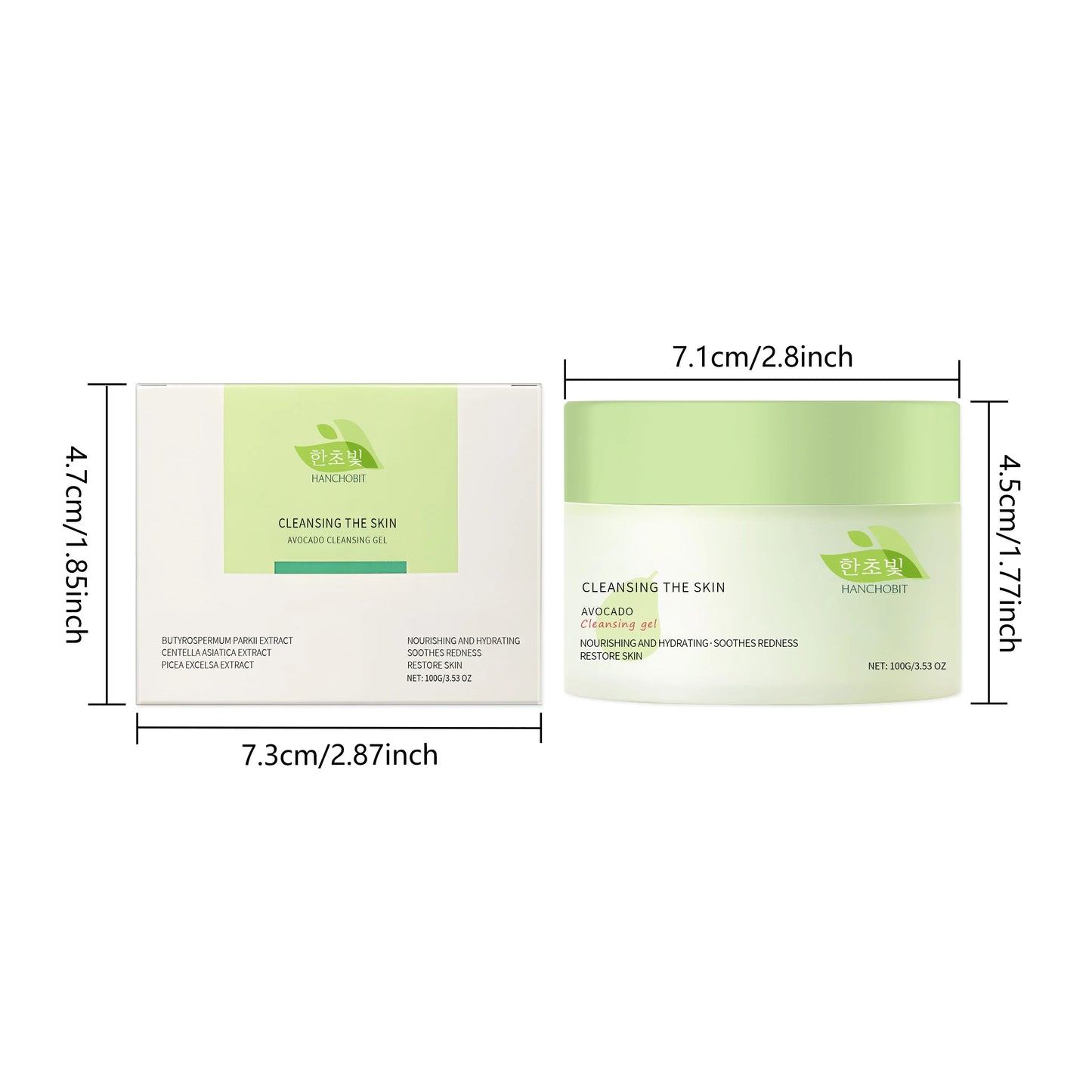 OceAura Avocado Makeup Remover Gel – Gentle & Soothing 100g