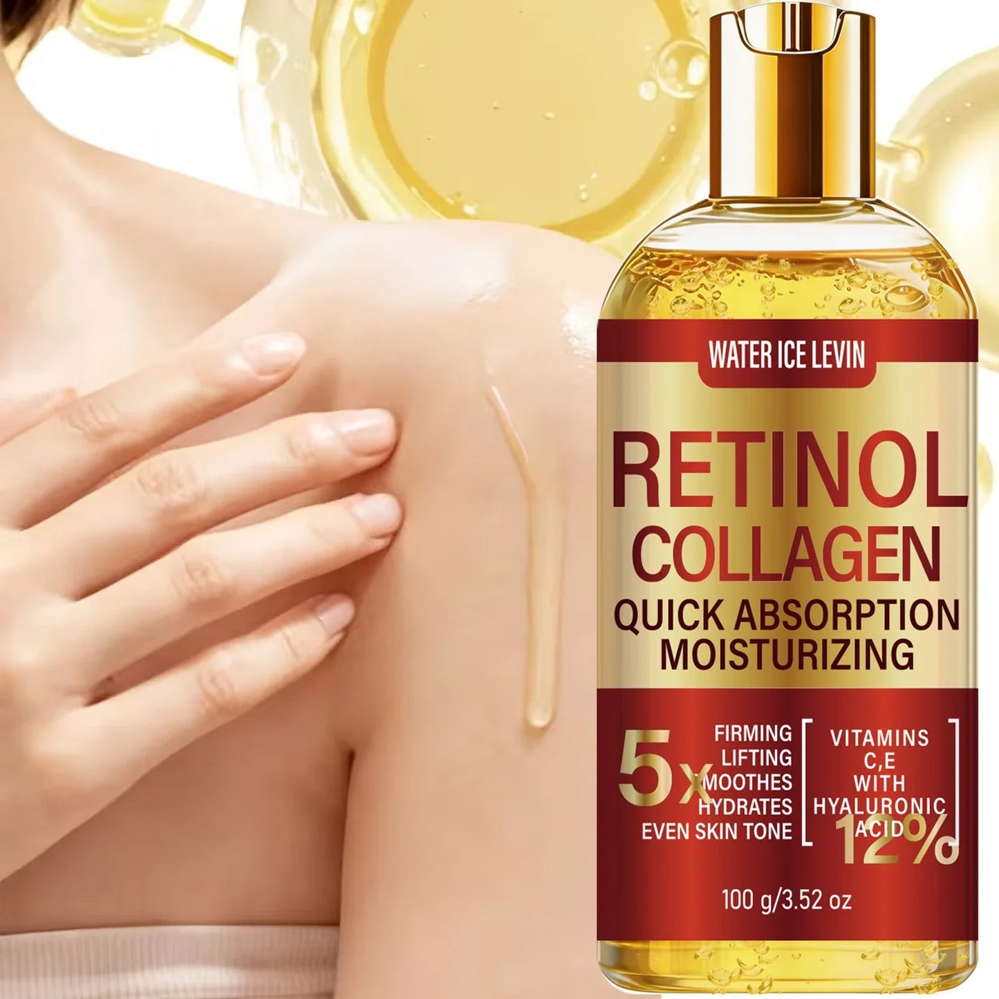 Retinol Body Oil with Collagen – Smooth, Moisturized Skin