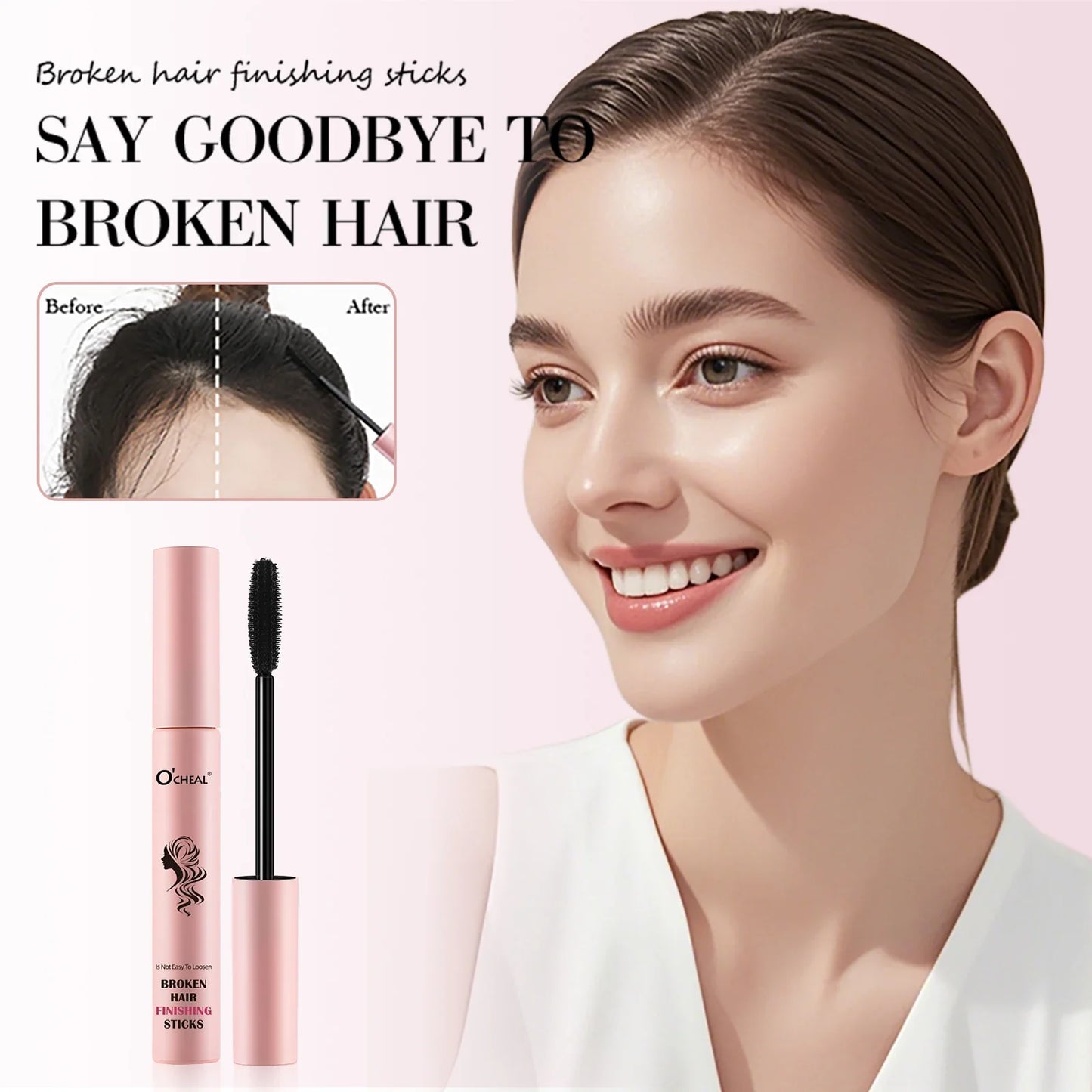 O'CHEAL Anti-Frizz Hair Wax Stick | Portable Styling Cream 20g