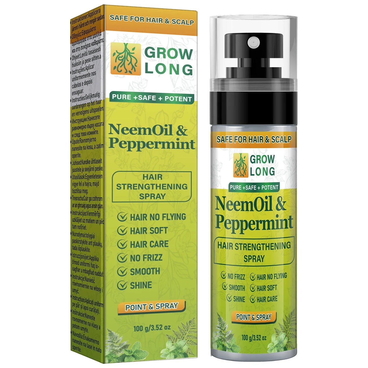 Hair Spray – Biotin, Keratin, Collagen & Hyaluronic Acid