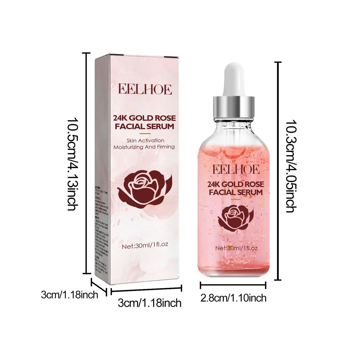 Rose Face Serum 30ml – Moisturizing Anti-Aging Skin Serum