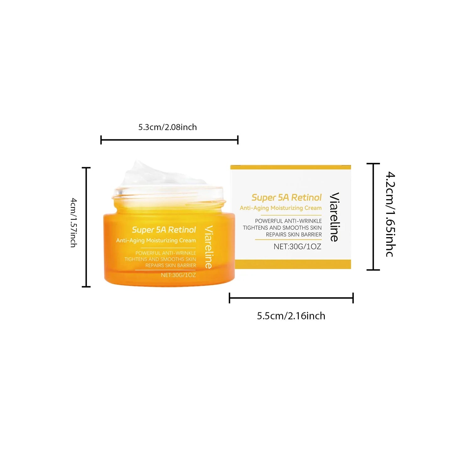 Viareline Retinol Face Lotion – Firm, Moisturize & Glow 30g