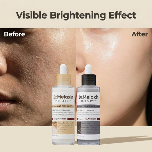 Black Rice Exfoliating Ampoule 80ml – AHA BHA & Niacinamide Exfoliating Face Serum Oasis Select United States 80ml