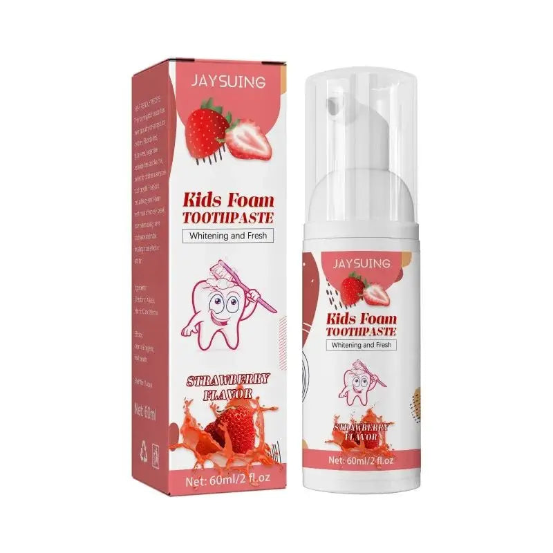 Kids Foam Toothpaste – Whitening, Stain Removal & Gum Care