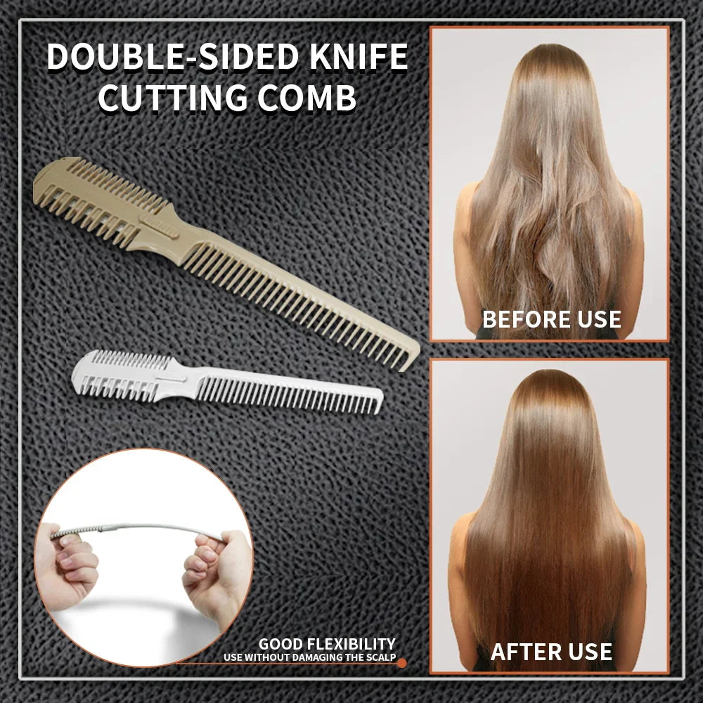 Razor Hair Cutter Comb – Trim, Thin & Style All Hair Types