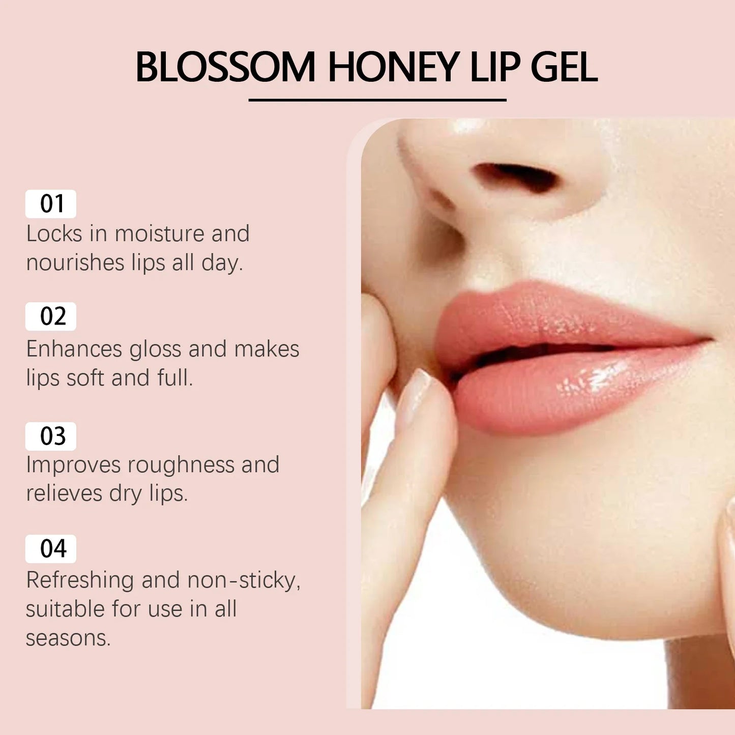 Blossom Honey Lip Gel – Moisturizing & Nourishing Lip Balm