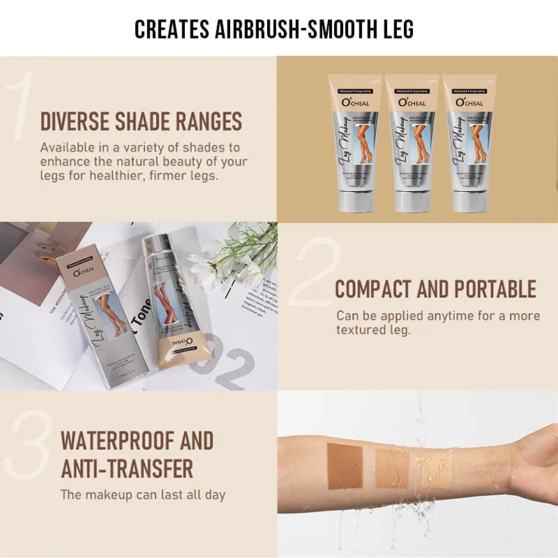 O'CHEAL Leg Makeup Cream – Waterproof Body Concealer 100ml