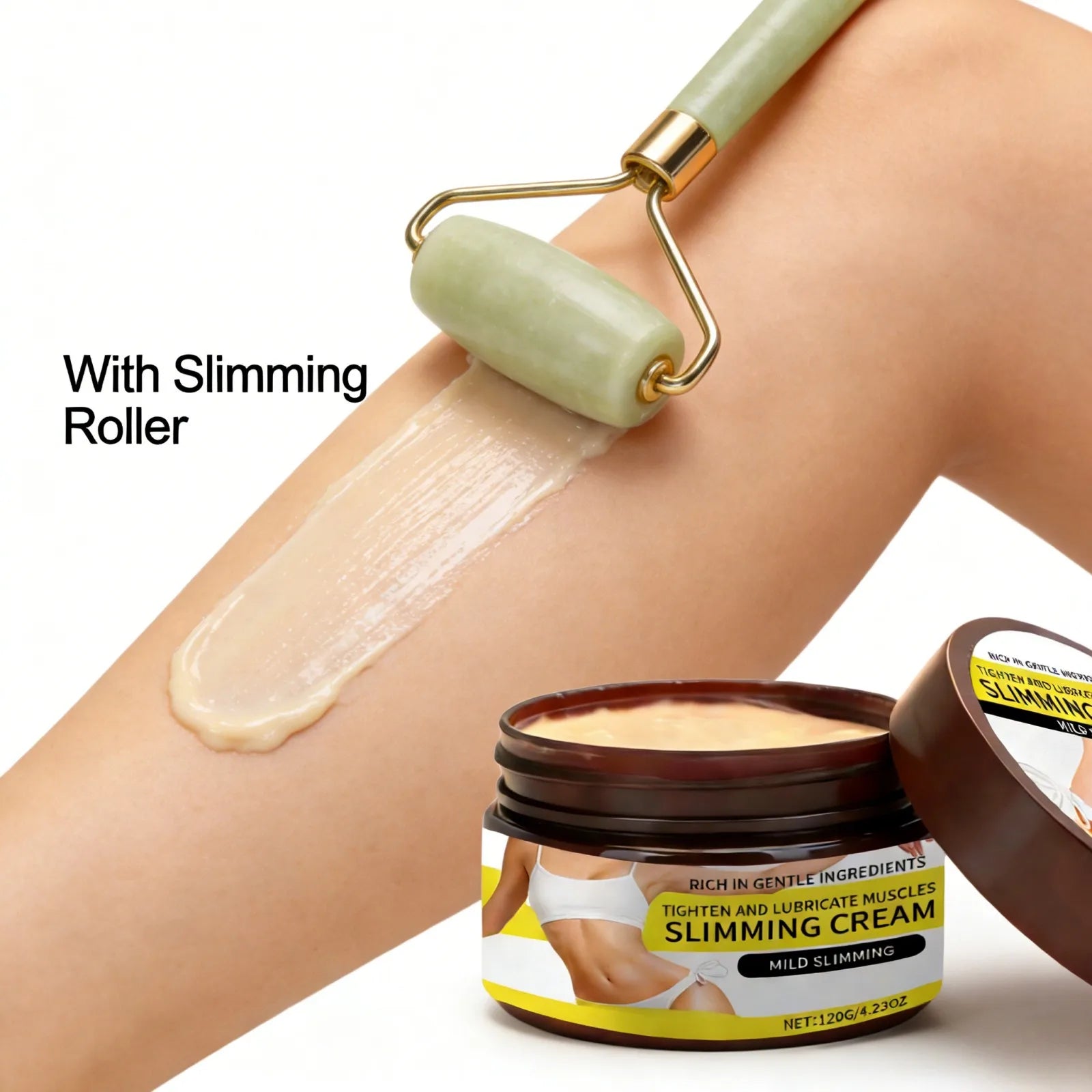 Anti Cellulite Cream for Body Massage with Rose Oil Peaceful Pleasures Health and Wellness