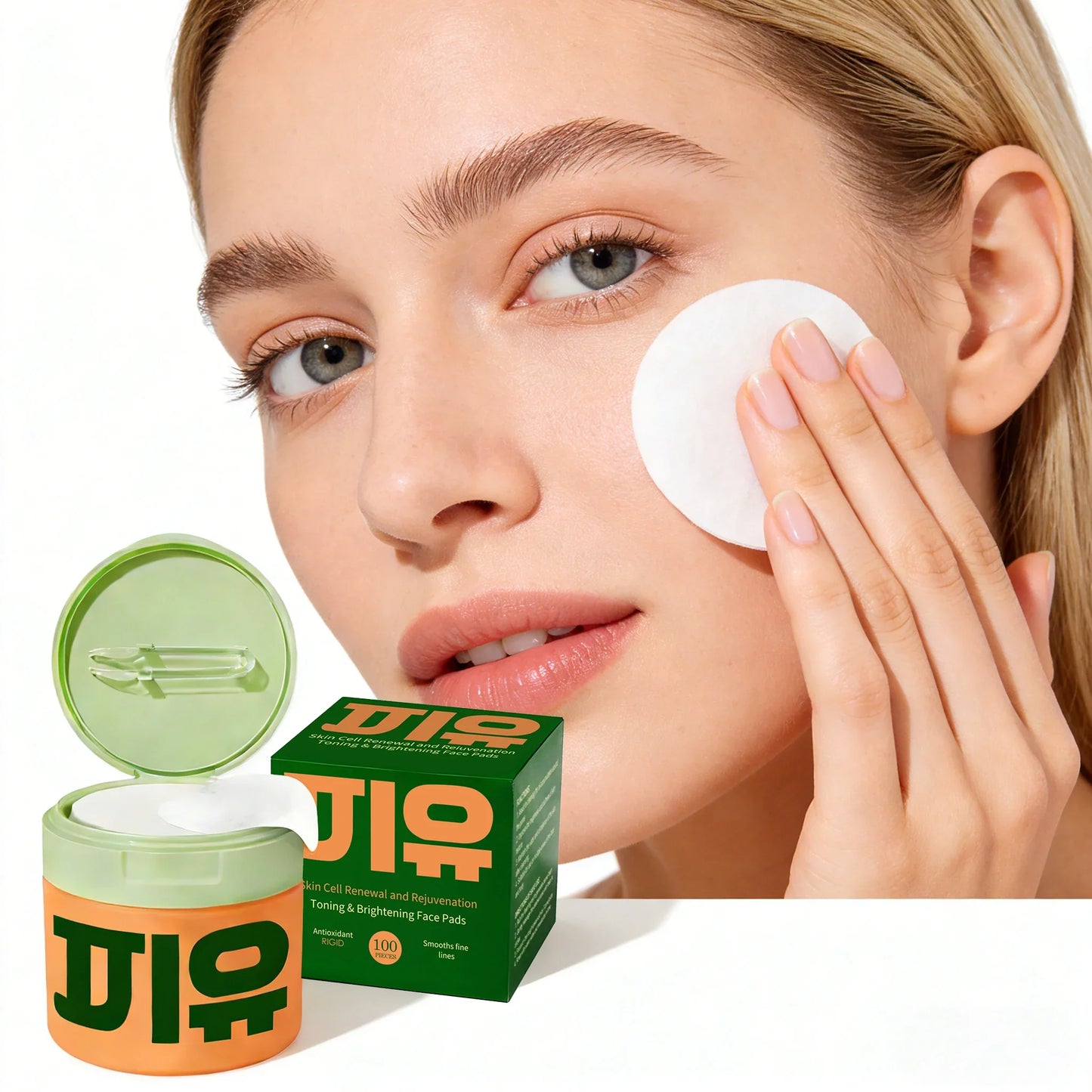 100-Pack Centella Toner Pads – Hydrating & Soothing Skincare