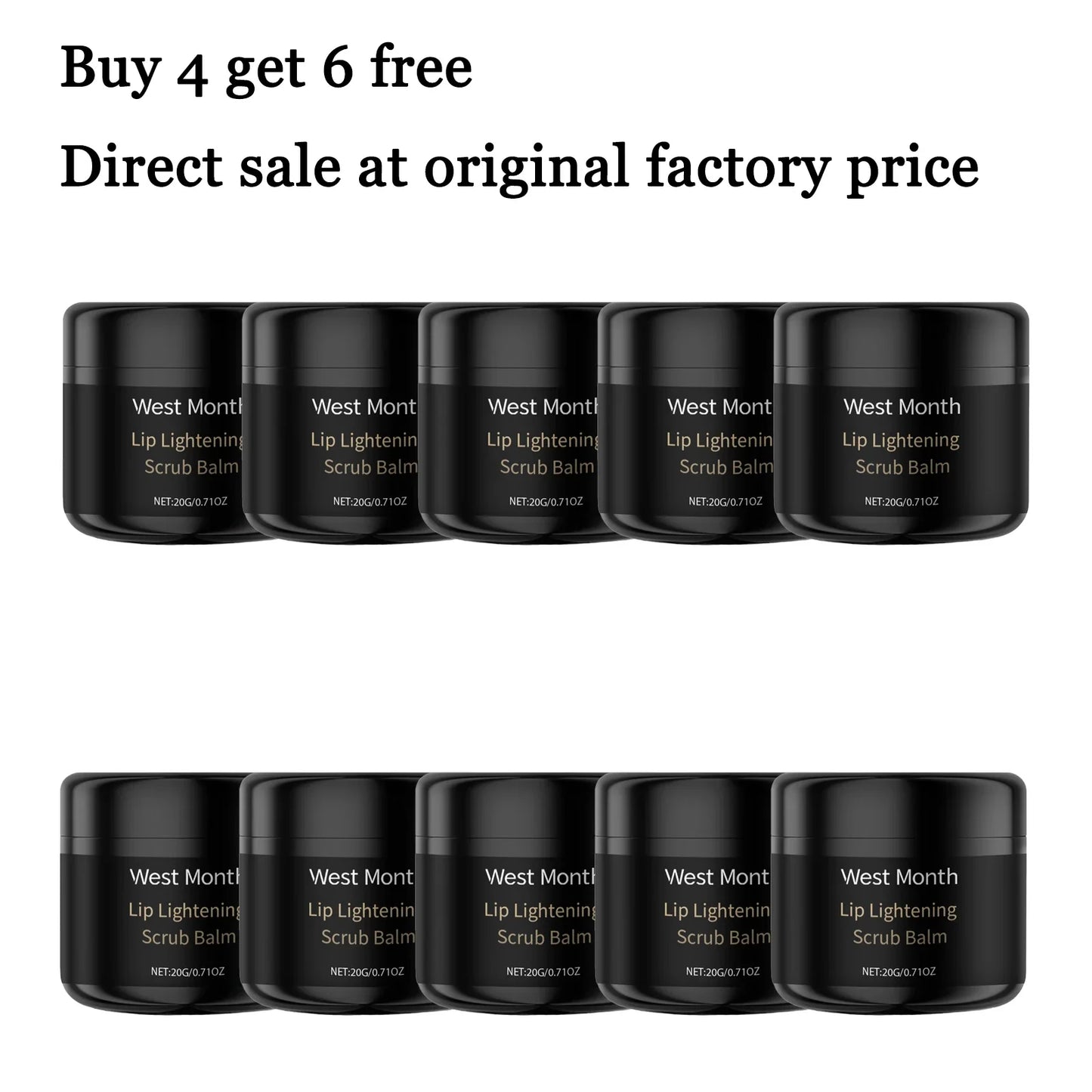 20G Lip Scrub Balm – Exfoliating, Moisturizing & Nourishing