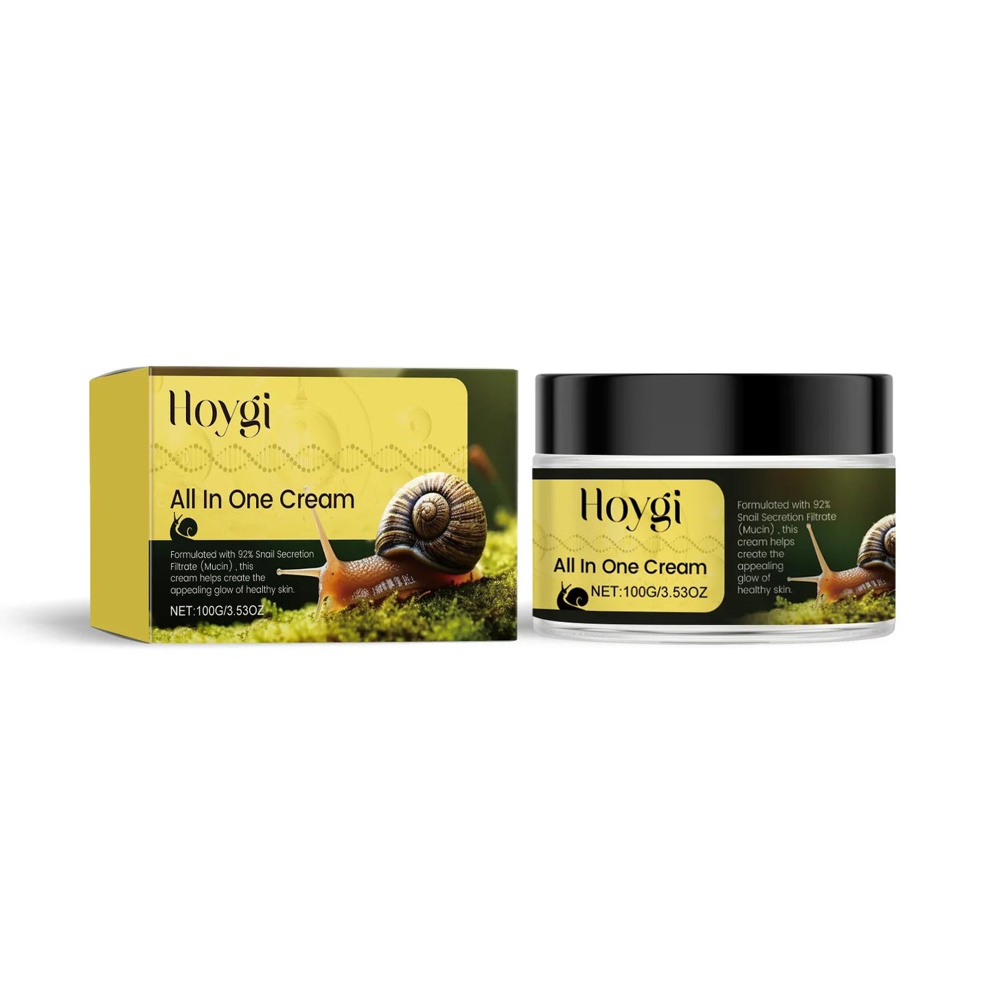 Hoygi Snail Essence Face Cream – Moisturizing & Repair 100g